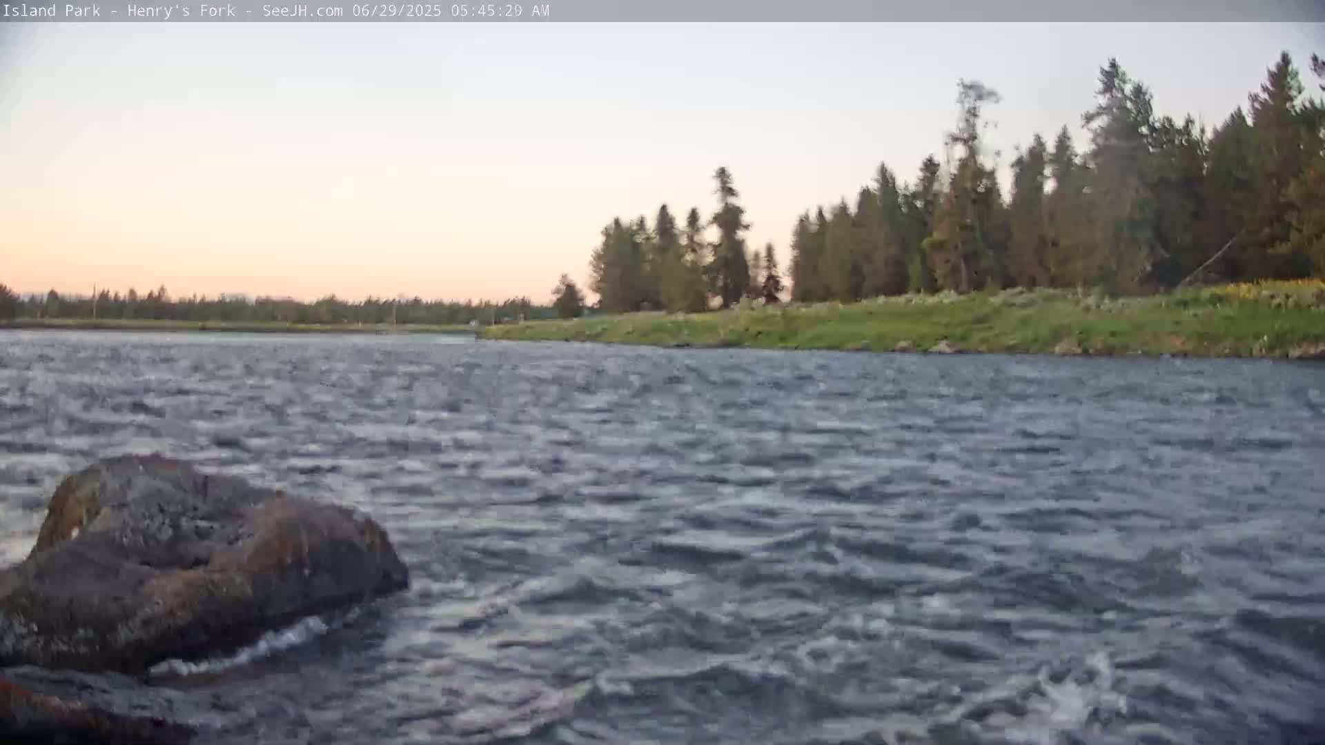 Henry's Fork River from Island Park Village  Live Cam - Island Park, Fremont, Idaho, USA