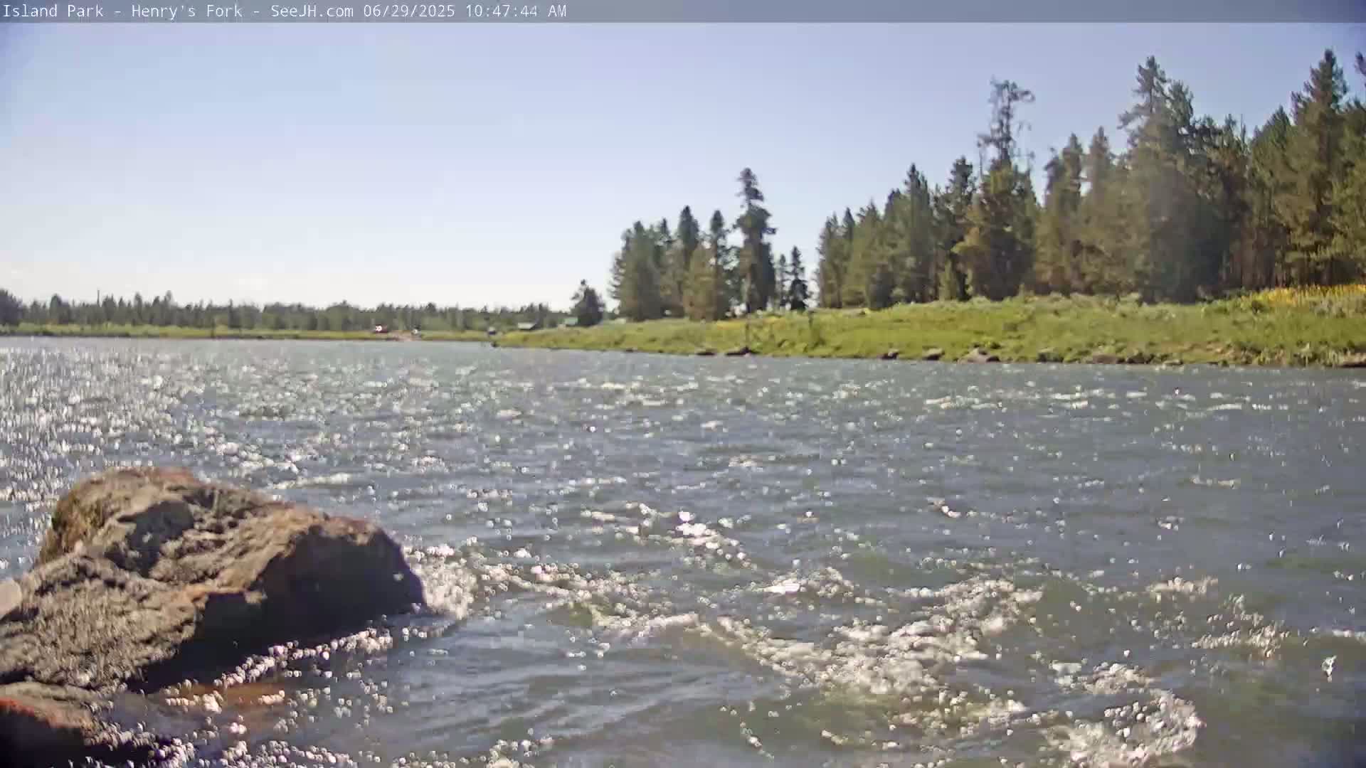 Henry's Fork River from Island Park Village  Live Cam - Island Park, Fremont, Idaho, USA