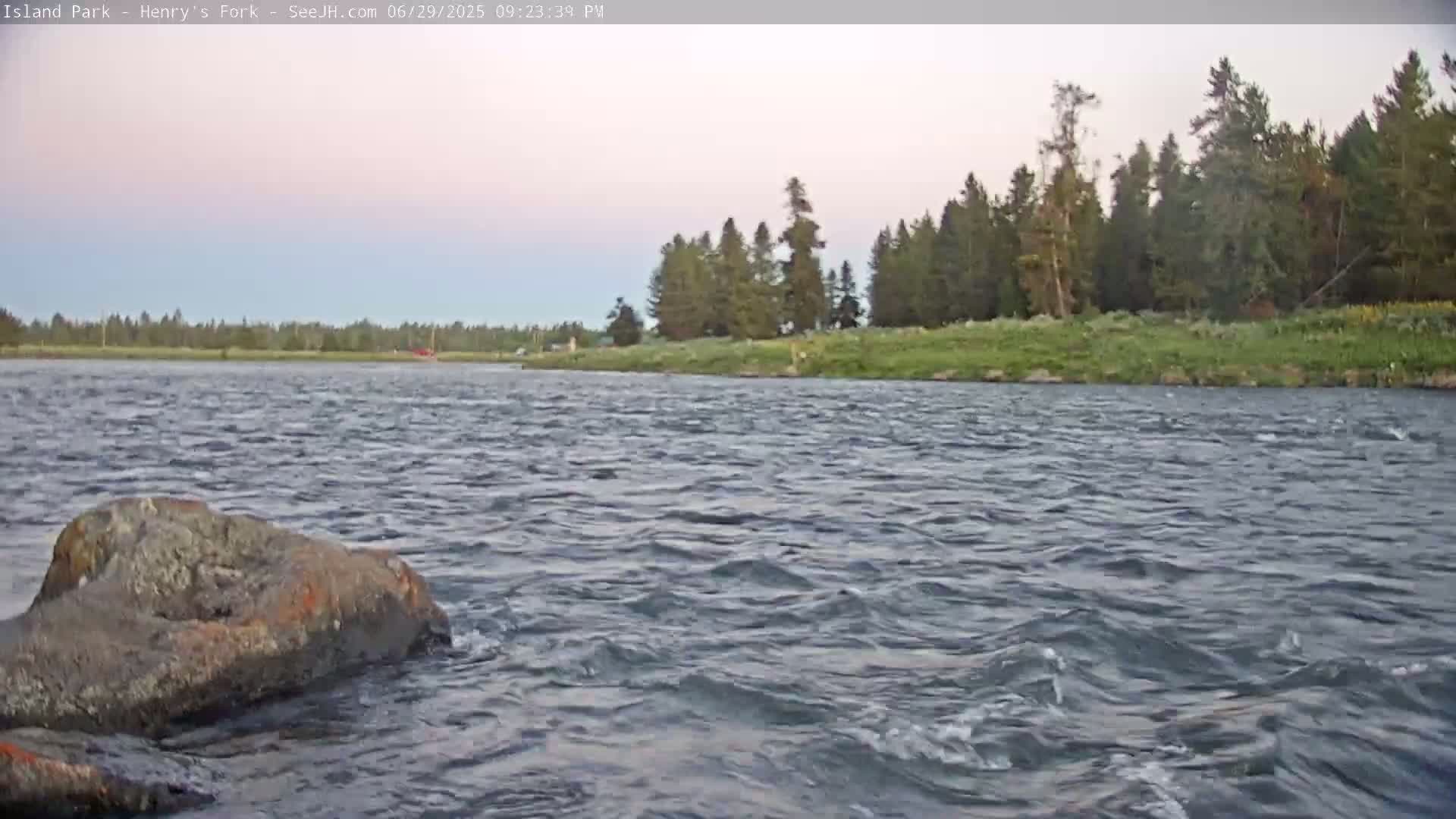 Henry's Fork River from Island Park Village  Live Cam - Island Park, Fremont, Idaho, USA