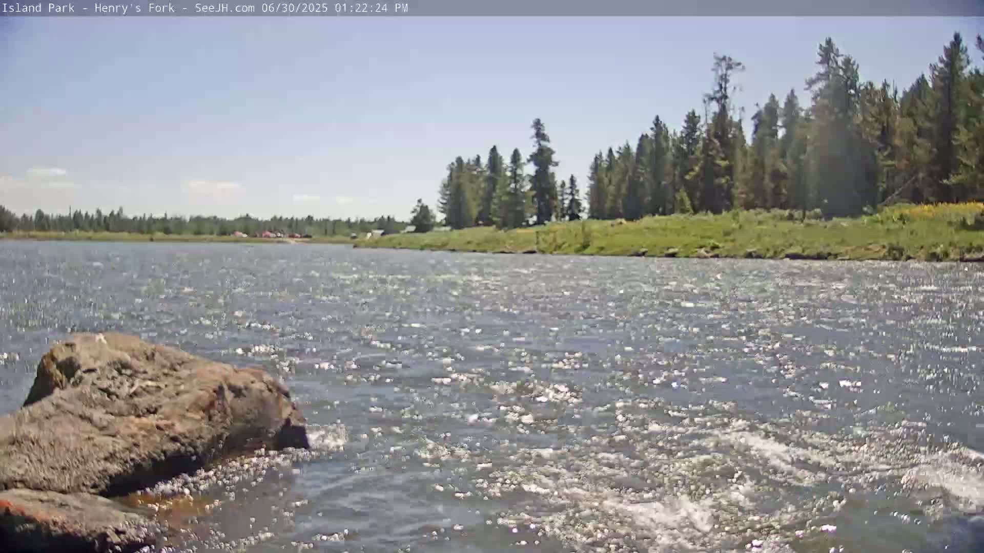 Henry's Fork River from Island Park Village  Live Cam - Island Park, Fremont, Idaho, USA