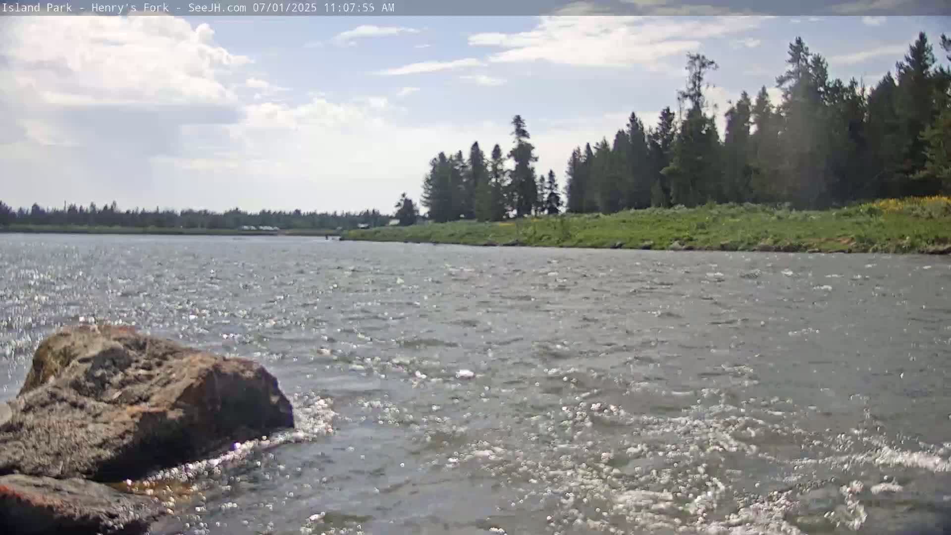 Henry's Fork River from Island Park Village  Live Cam - Island Park, Fremont, Idaho, USA