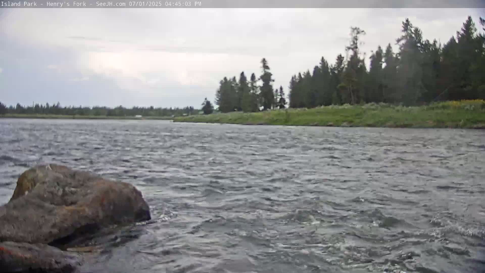 Henry's Fork River from Island Park Village  Live Cam - Island Park, Fremont, Idaho, USA