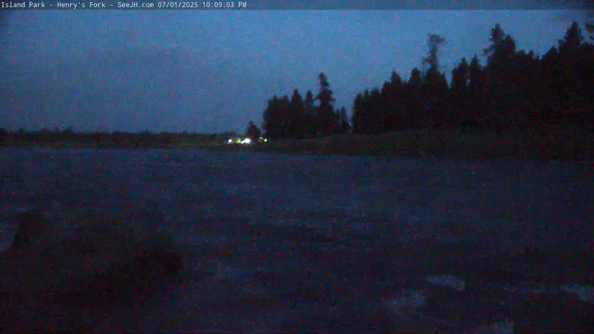 Henry's Fork River from Island Park Village  Live Cam - Island Park, Fremont, Idaho, USA