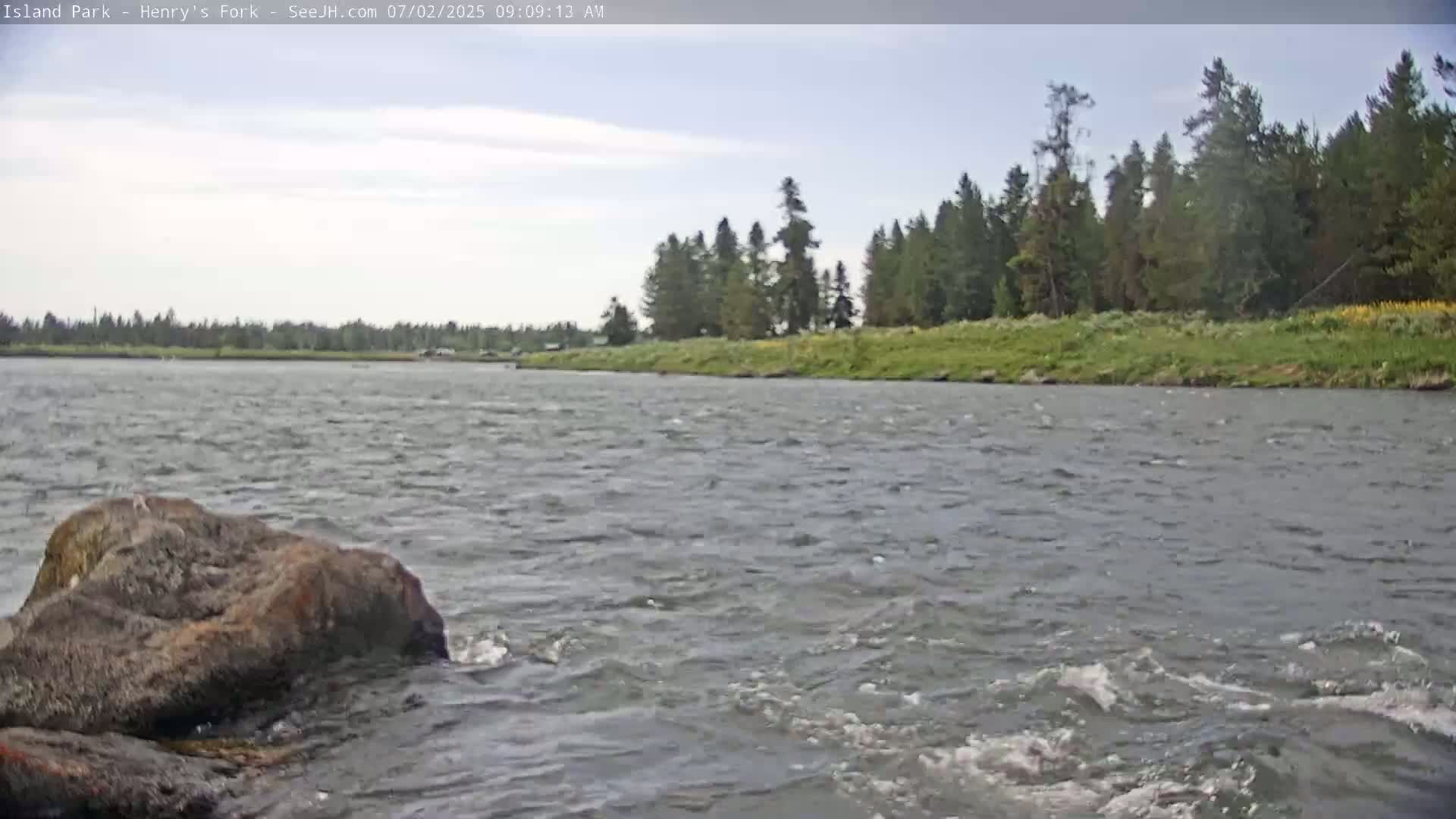 Henry's Fork River from Island Park Village  Live Cam - Island Park, Fremont, Idaho, USA