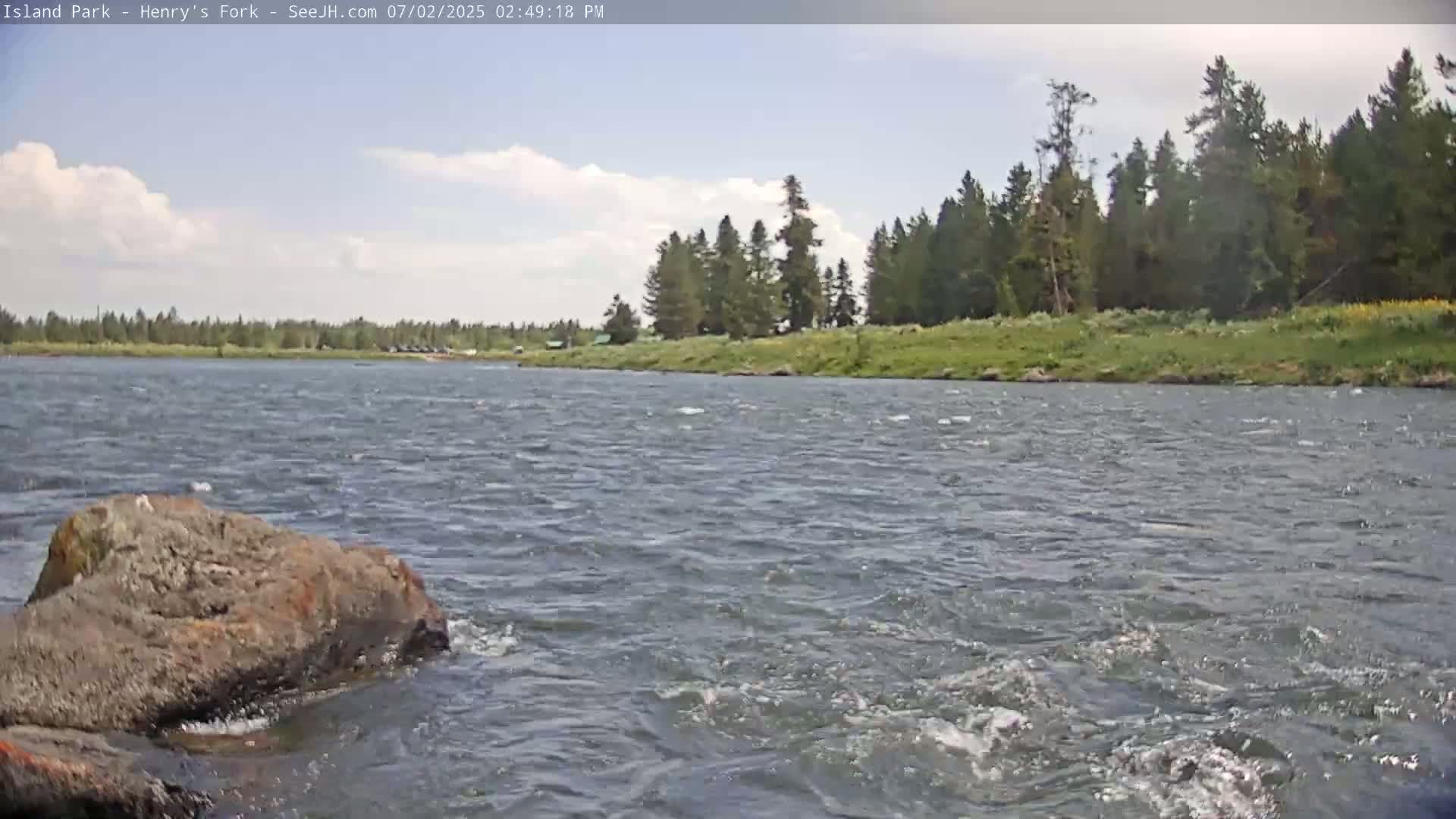 Henry's Fork River from Island Park Village  Live Cam - Island Park, Fremont, Idaho, USA