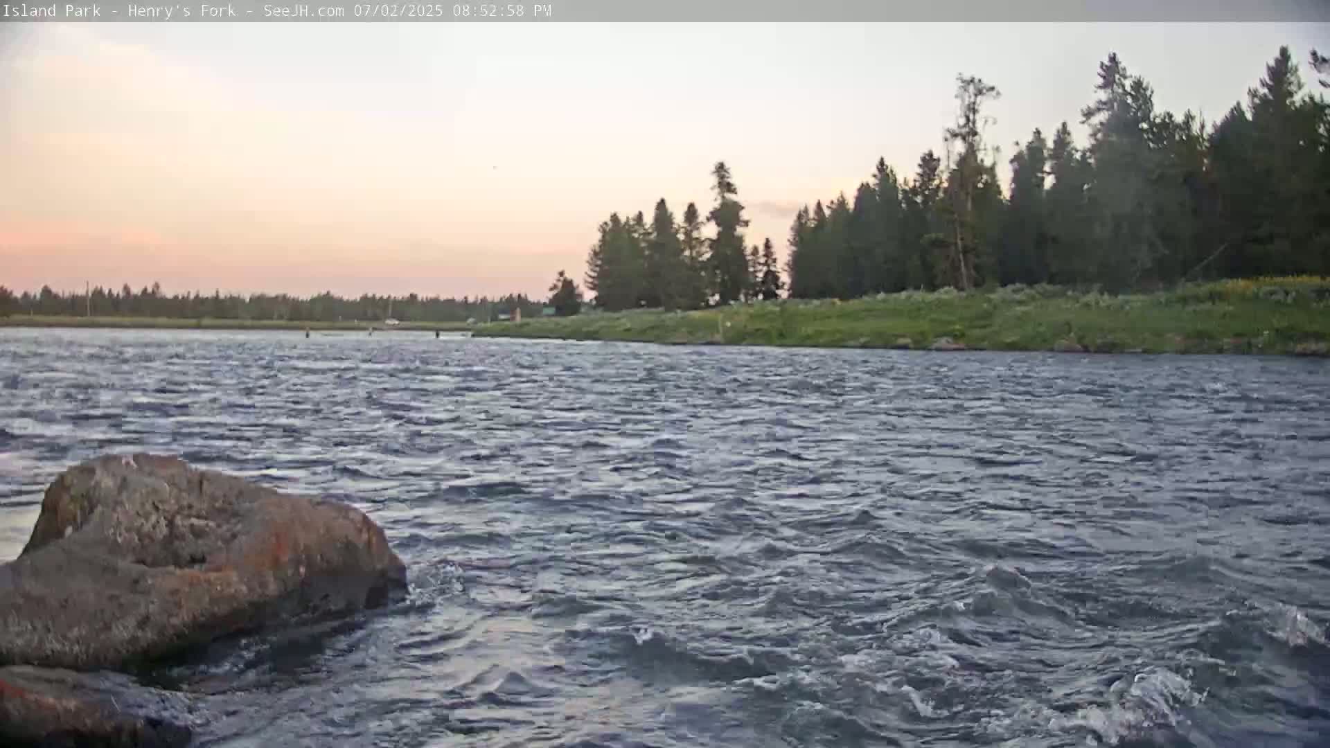 Henry's Fork River from Island Park Village  Live Cam - Island Park, Fremont, Idaho, USA