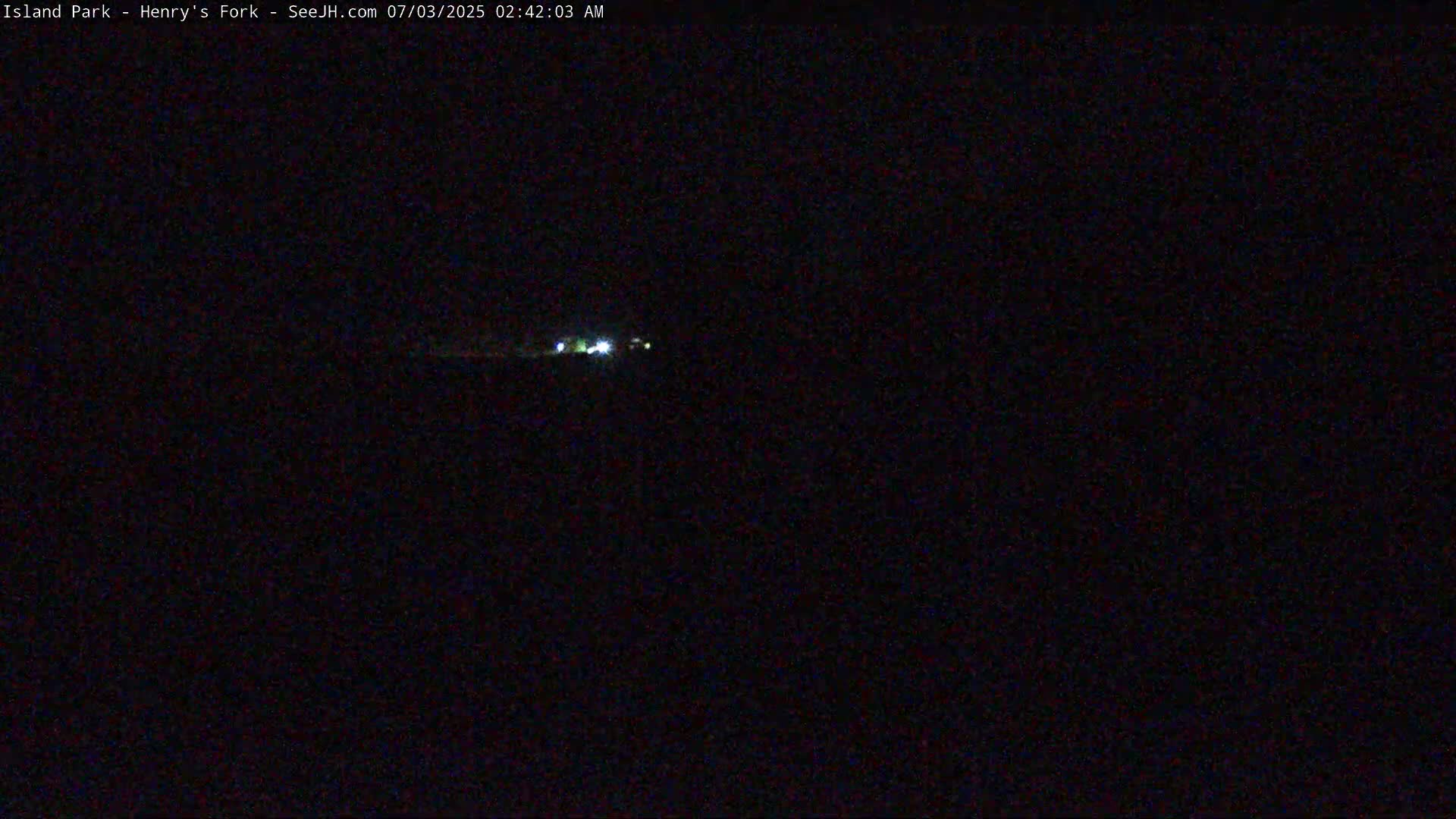 Henry's Fork River from Island Park Village  Live Cam - Island Park, Fremont, Idaho, USA