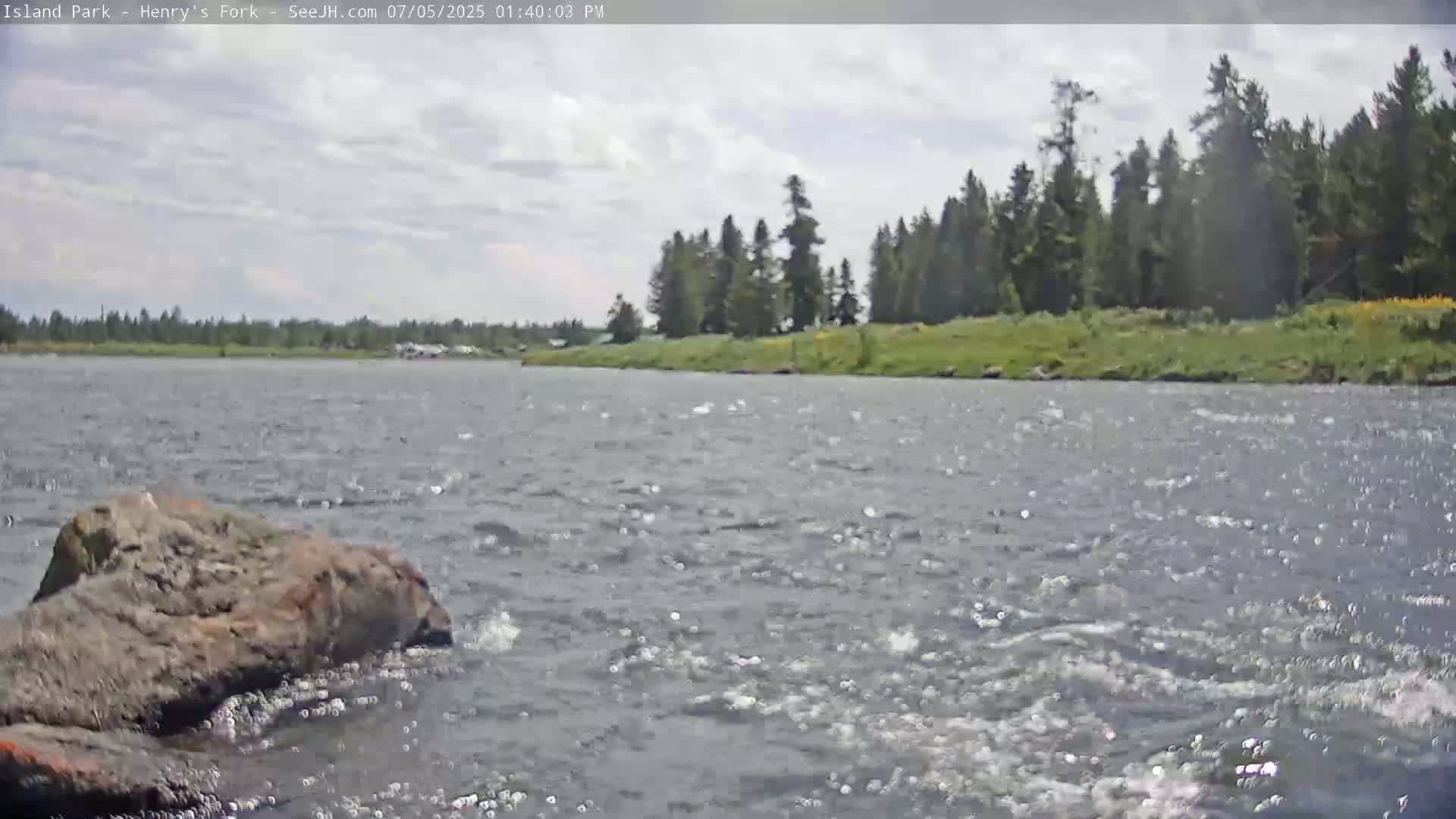 Henry's Fork River from Island Park Village  Live Cam - Island Park, Fremont, Idaho, USA
