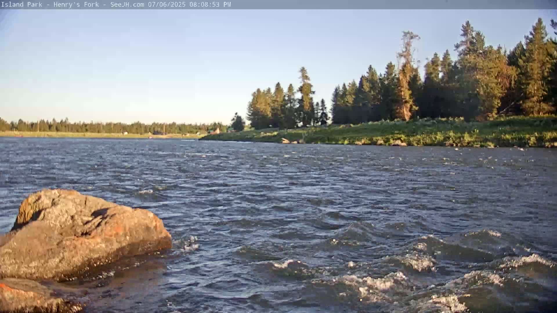 Henry's Fork River from Island Park Village  Live Cam - Island Park, Fremont, Idaho, USA