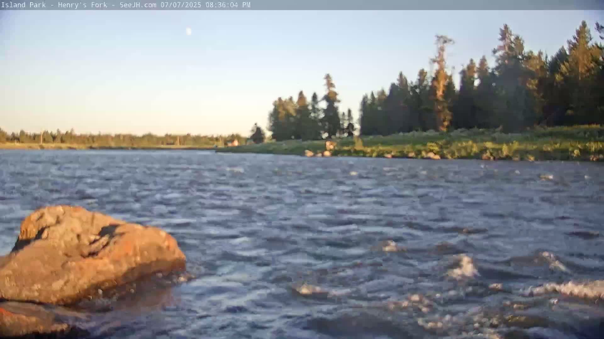 Henry's Fork River from Island Park Village  Live Cam - Island Park, Fremont, Idaho, USA