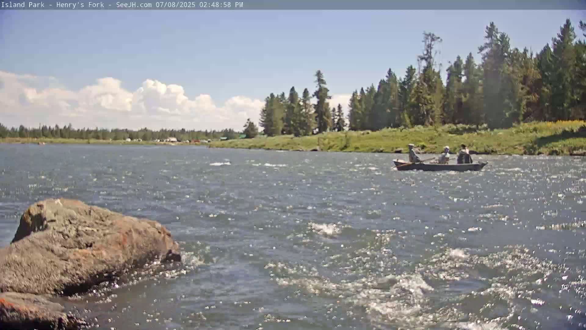 Henry's Fork River from Island Park Village  Live Cam - Island Park, Fremont, Idaho, USA