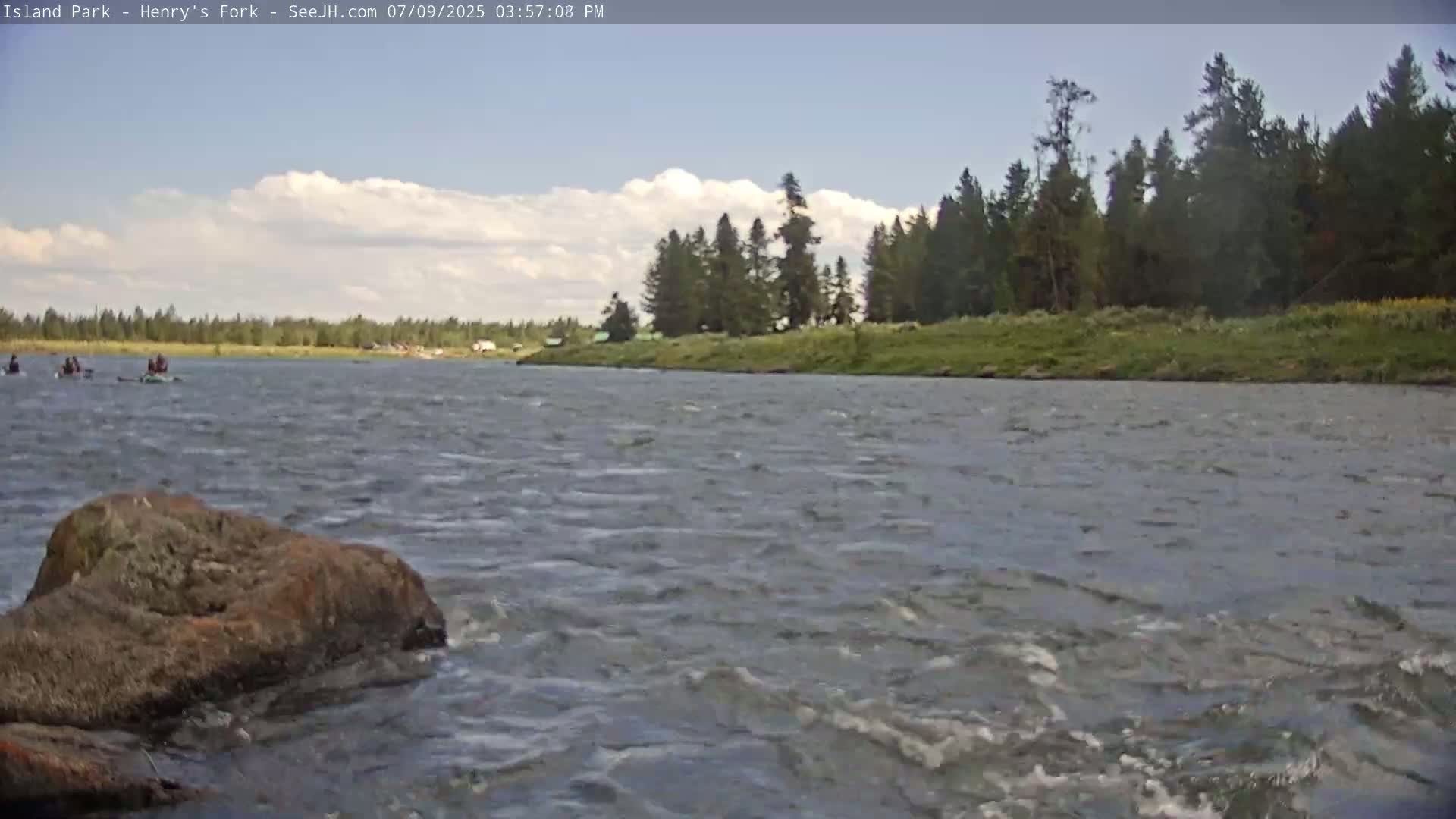 Henry's Fork River from Island Park Village  Live Cam - Island Park, Fremont, Idaho, USA