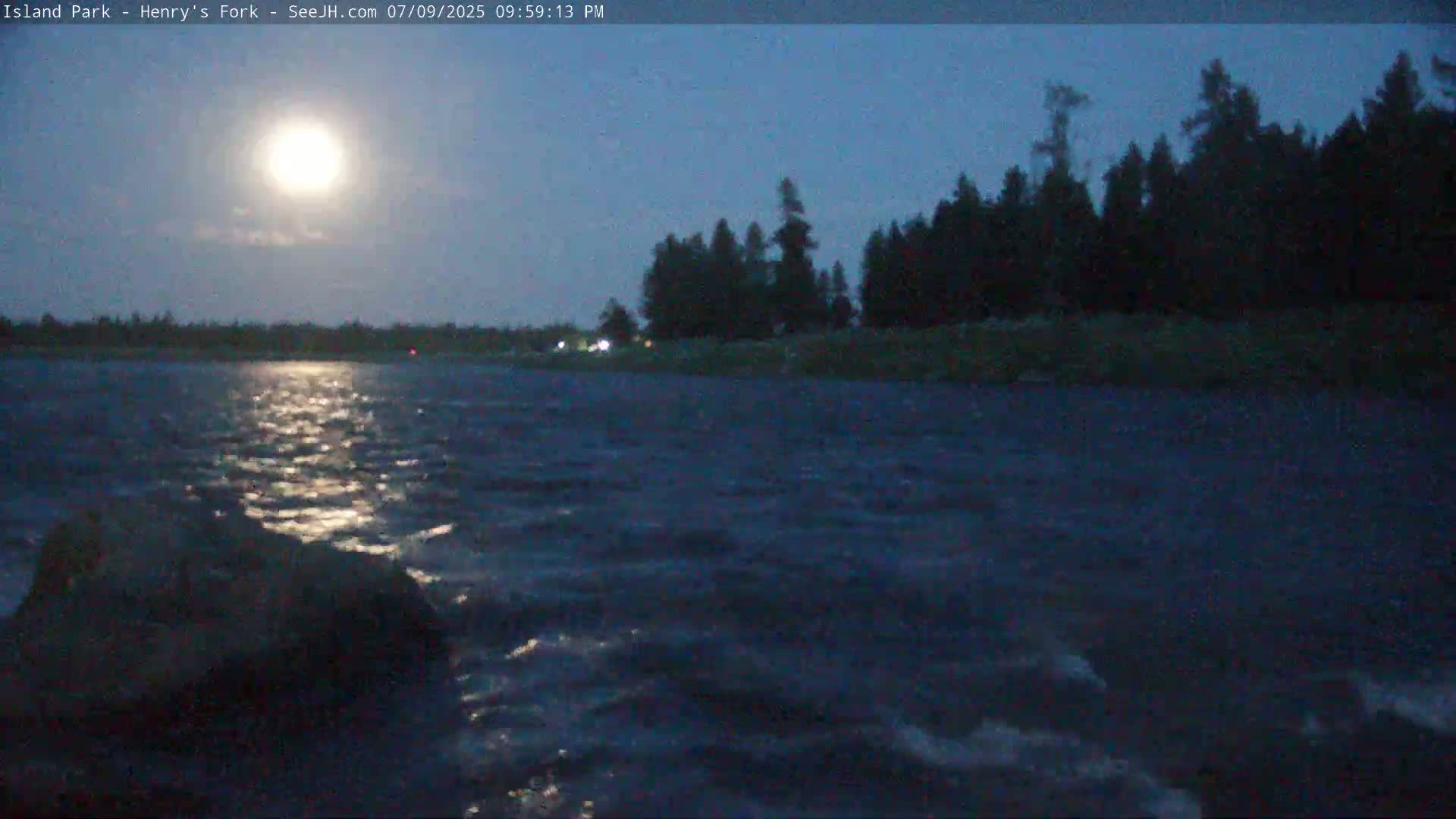 Henry's Fork River from Island Park Village  Live Cam - Island Park, Fremont, Idaho, USA