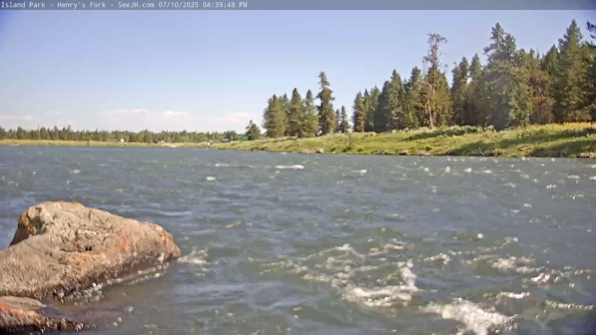 Henry's Fork River from Island Park Village  Live Cam - Island Park, Fremont, Idaho, USA