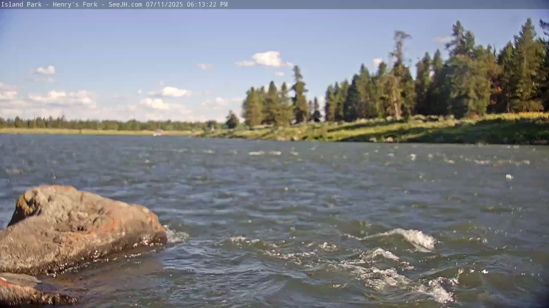 Henry's Fork River from Island Park Village  Live Cam - Island Park, Fremont, Idaho, USA