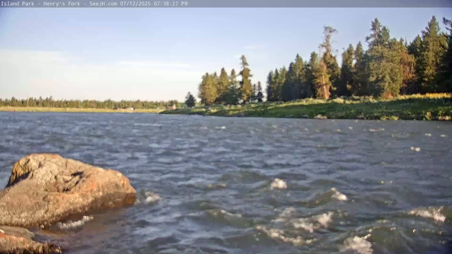Henry's Fork River from Island Park Village  Live Cam - Island Park, Fremont, Idaho, USA