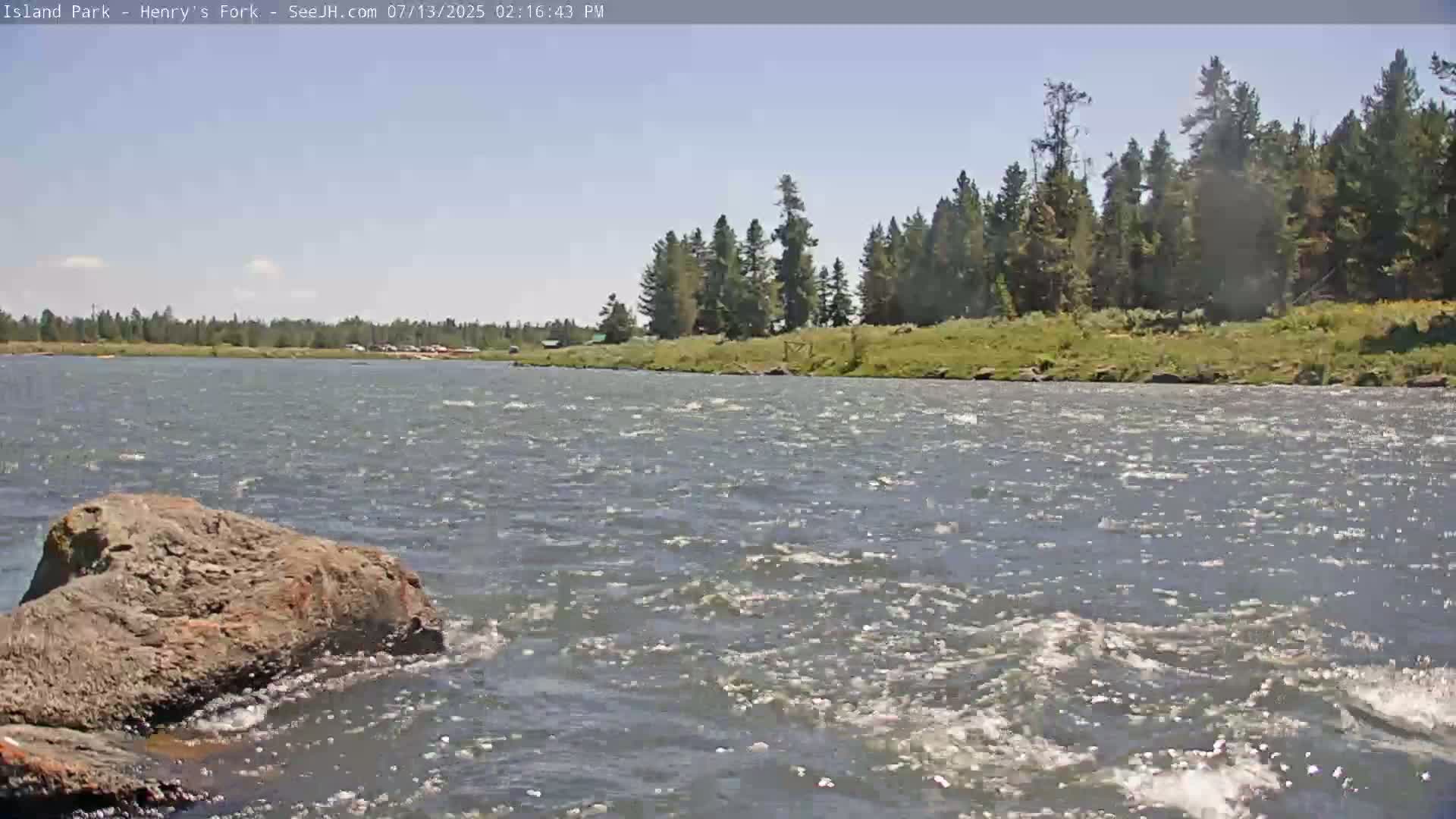 Henry's Fork River from Island Park Village  Live Cam - Island Park, Fremont, Idaho, USA