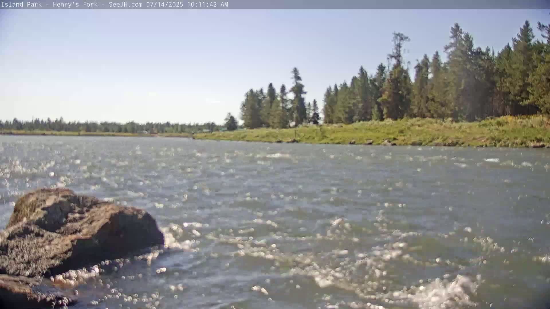 Henry's Fork River from Island Park Village  Live Cam - Island Park, Fremont, Idaho, USA