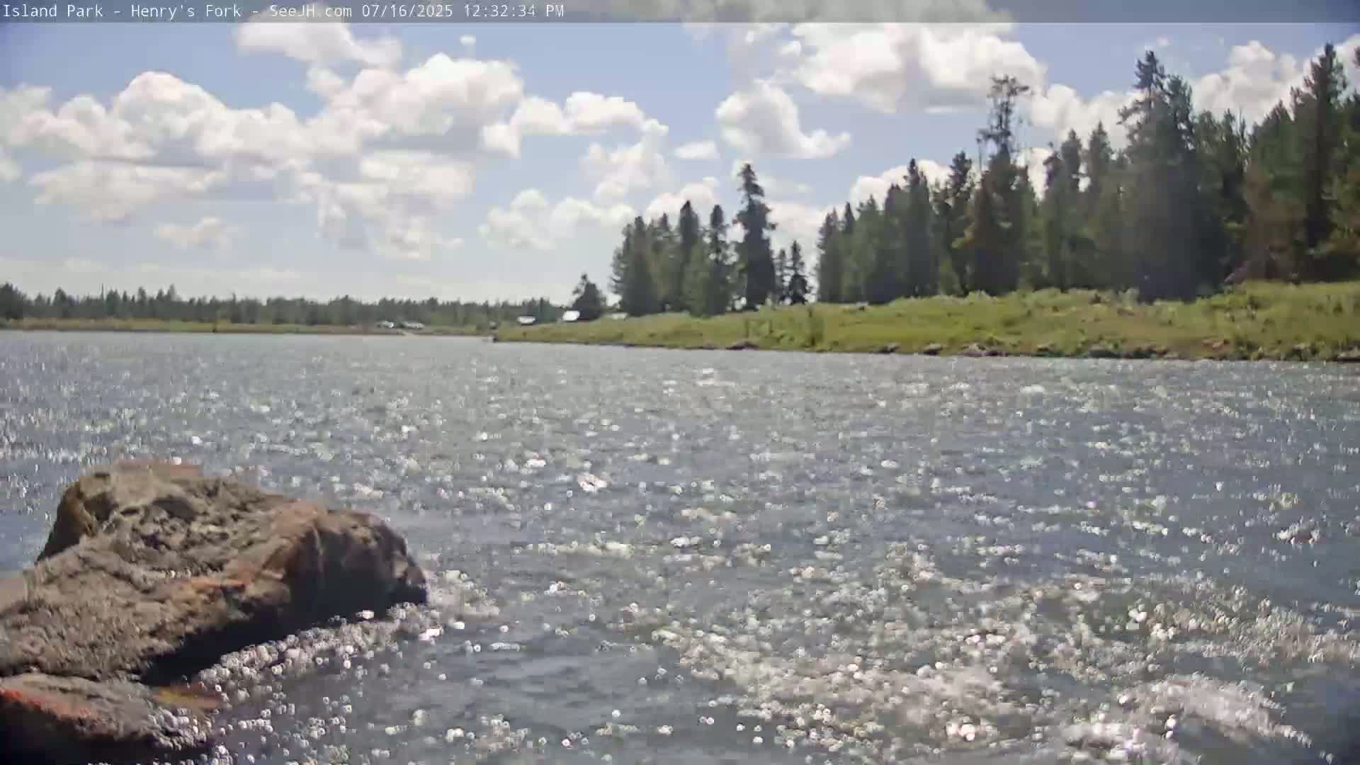 Henry's Fork River from Island Park Village  Live Cam - Island Park, Fremont, Idaho, USA