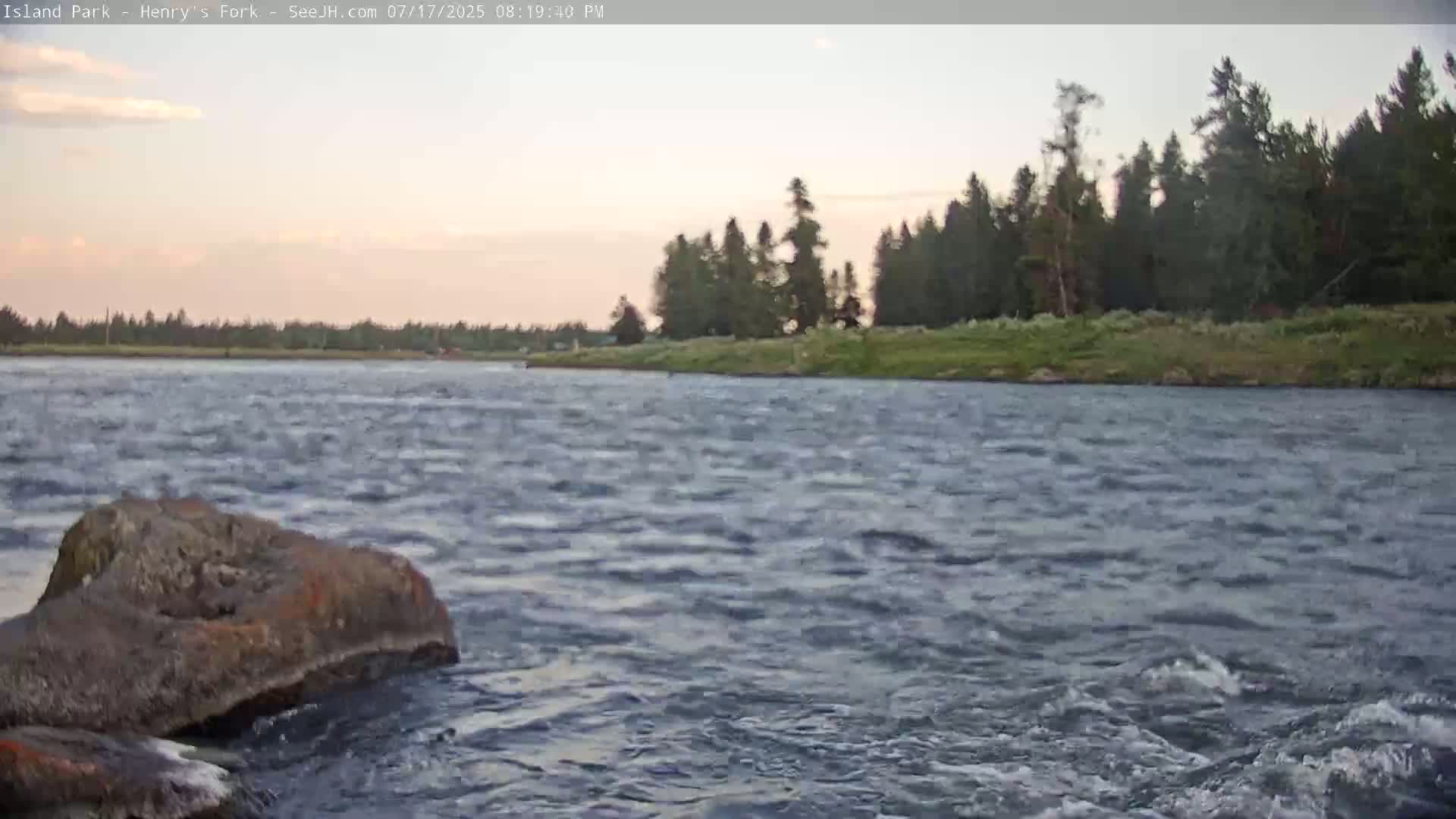 Henry's Fork River from Island Park Village  Live Cam - Island Park, Fremont, Idaho, USA