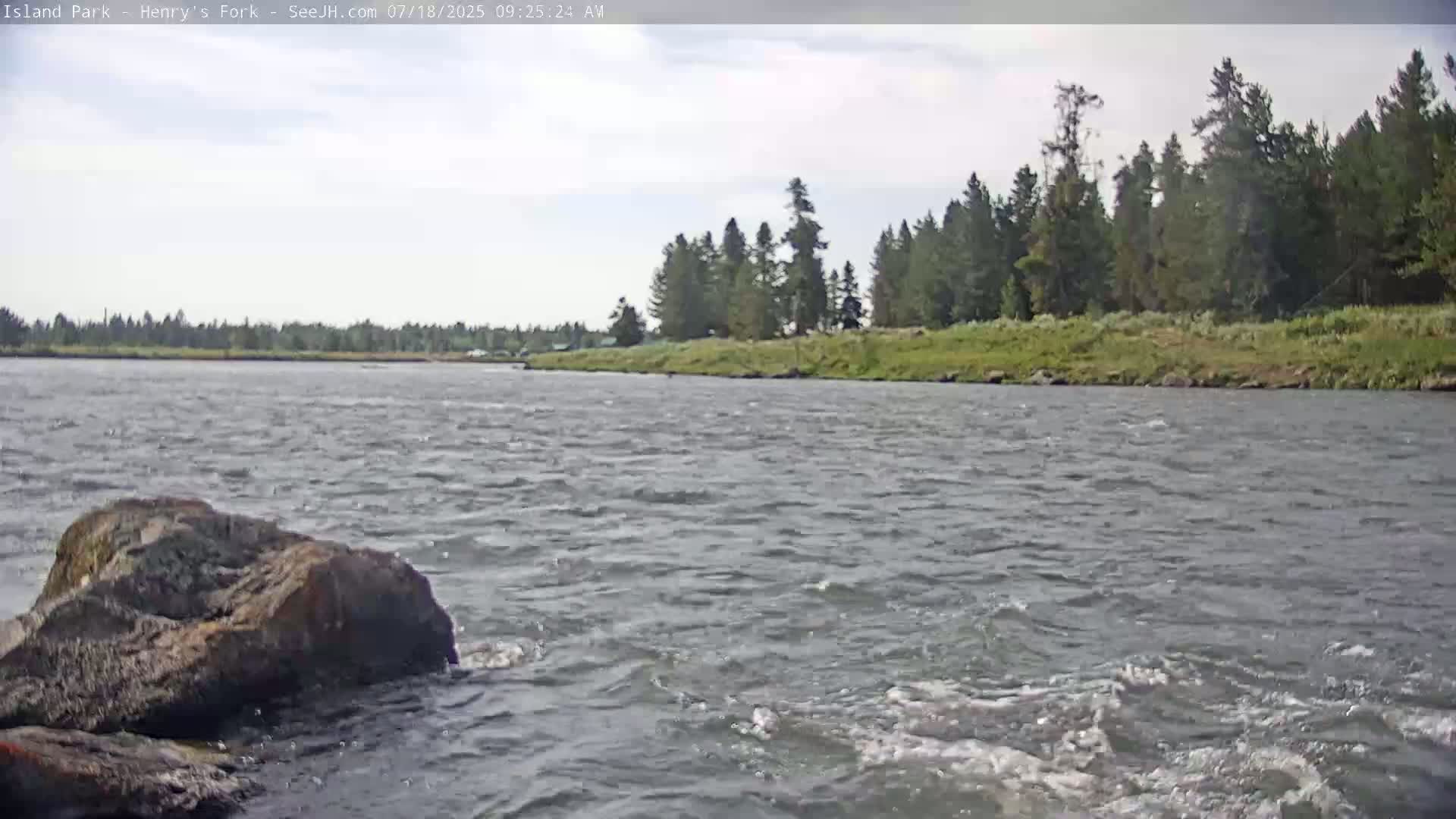 Henry's Fork River from Island Park Village  Live Cam - Island Park, Fremont, Idaho, USA