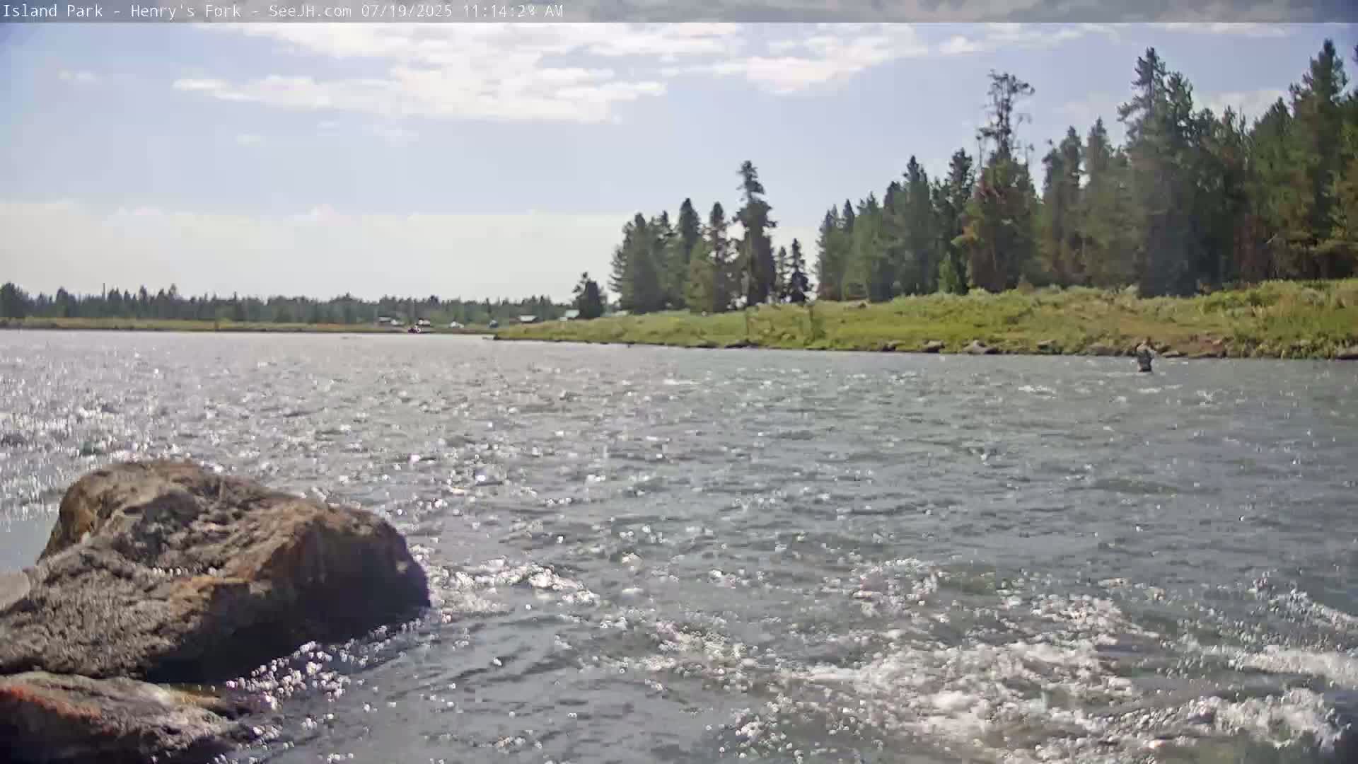 Henry's Fork River from Island Park Village  Live Cam - Island Park, Fremont, Idaho, USA