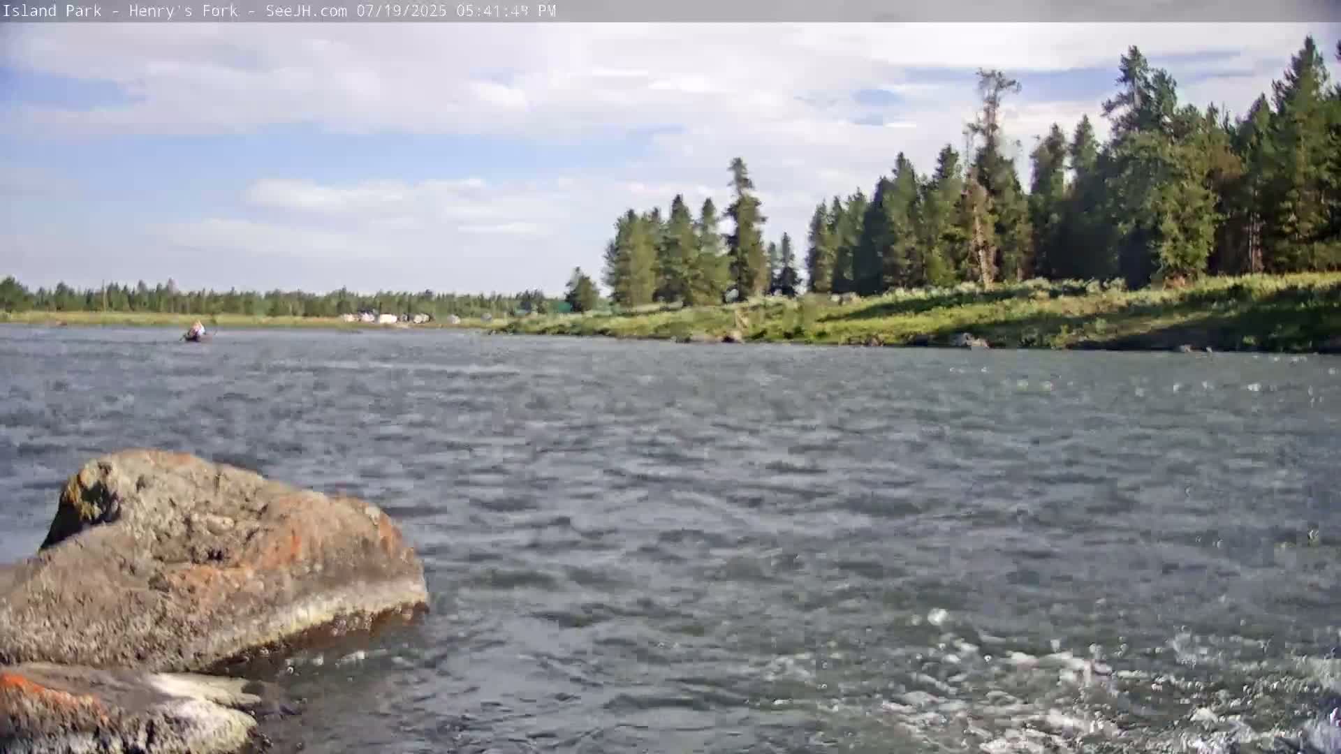Henry's Fork River from Island Park Village  Live Cam - Island Park, Fremont, Idaho, USA