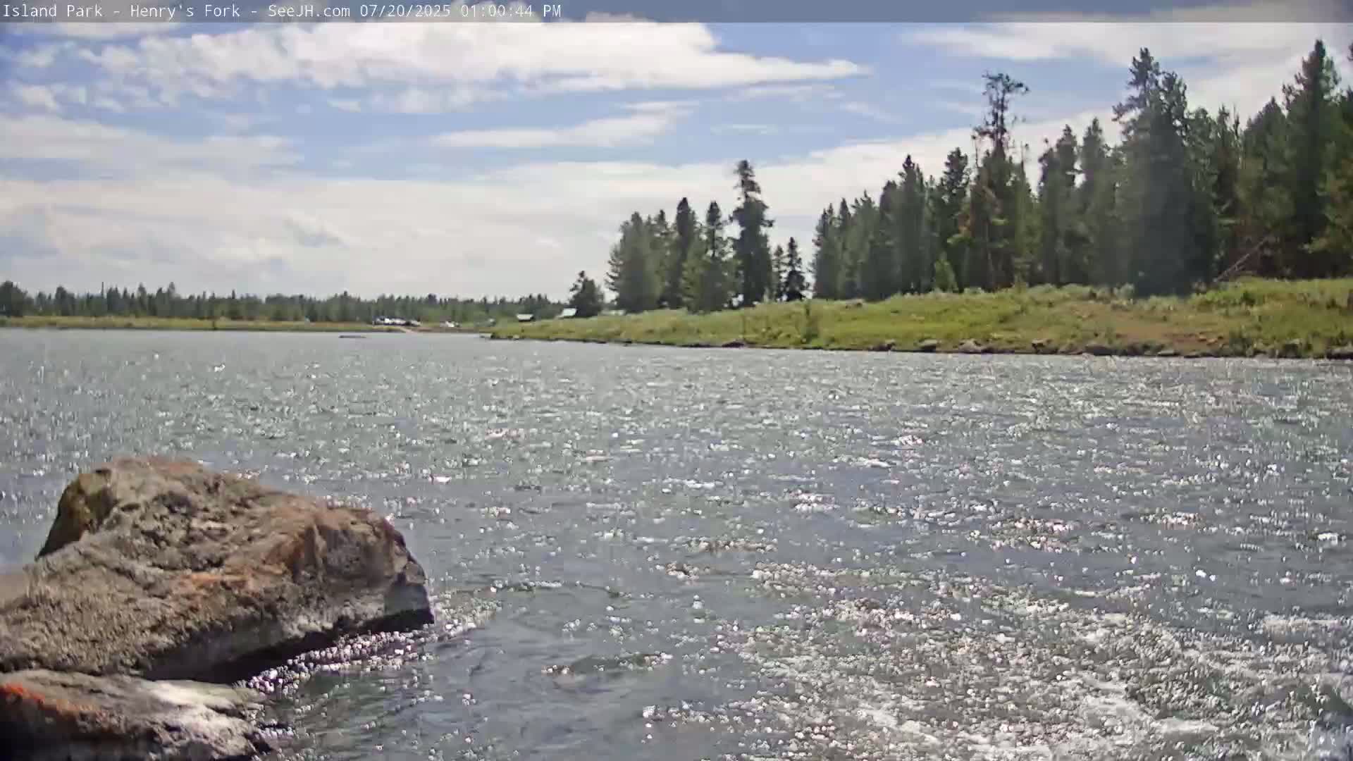 Henry's Fork River from Island Park Village  Live Cam - Island Park, Fremont, Idaho, USA