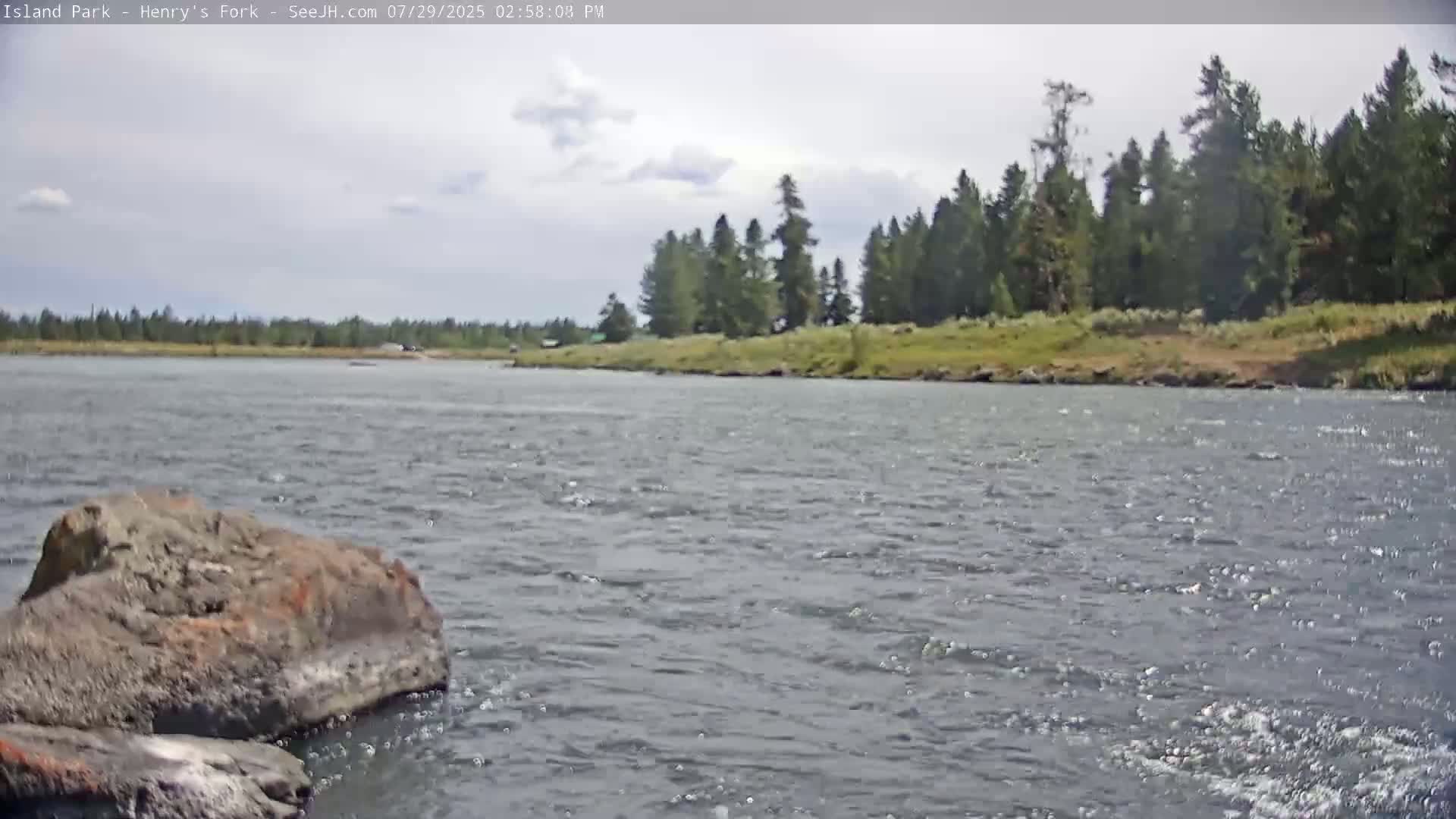 Henry's Fork River from Island Park Village  Live Cam - Island Park, Fremont, Idaho, USA