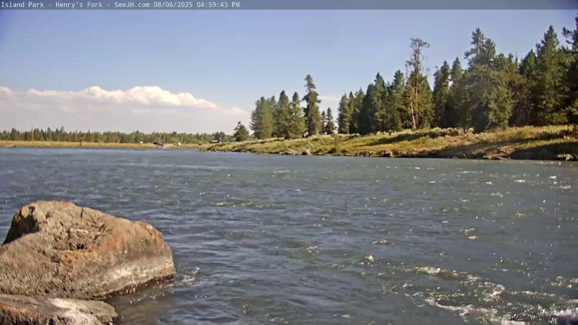 Henry's Fork River from Island Park Village  Live Cam - Island Park, Fremont, Idaho, USA