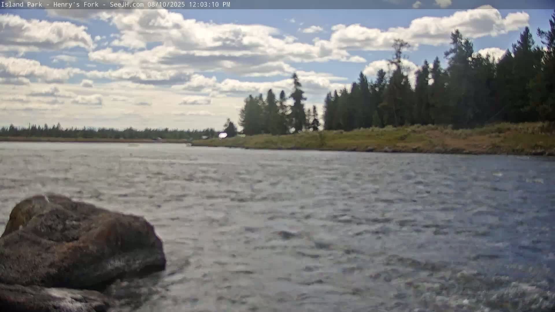 Henry's Fork River from Island Park Village  Live Cam - Island Park, Fremont, Idaho, USA