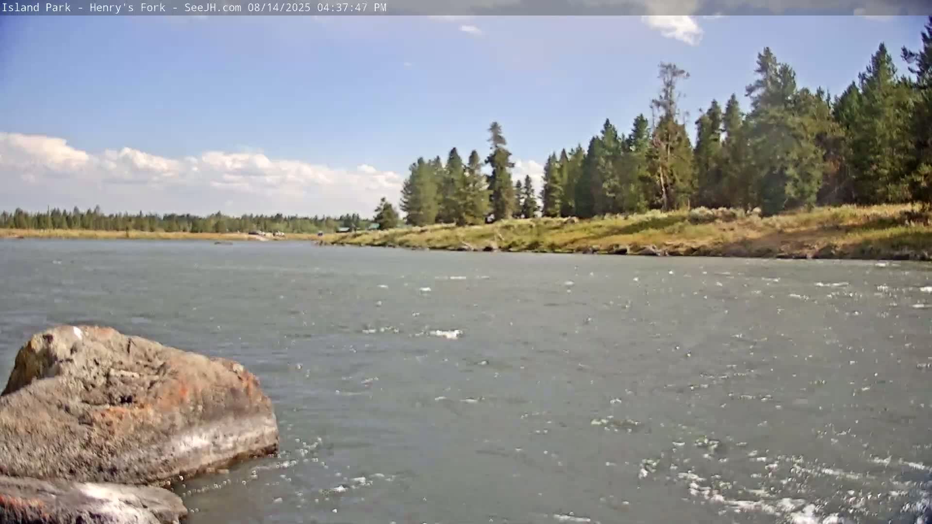 Henry's Fork River from Island Park Village  Live Cam - Island Park, Fremont, Idaho, USA