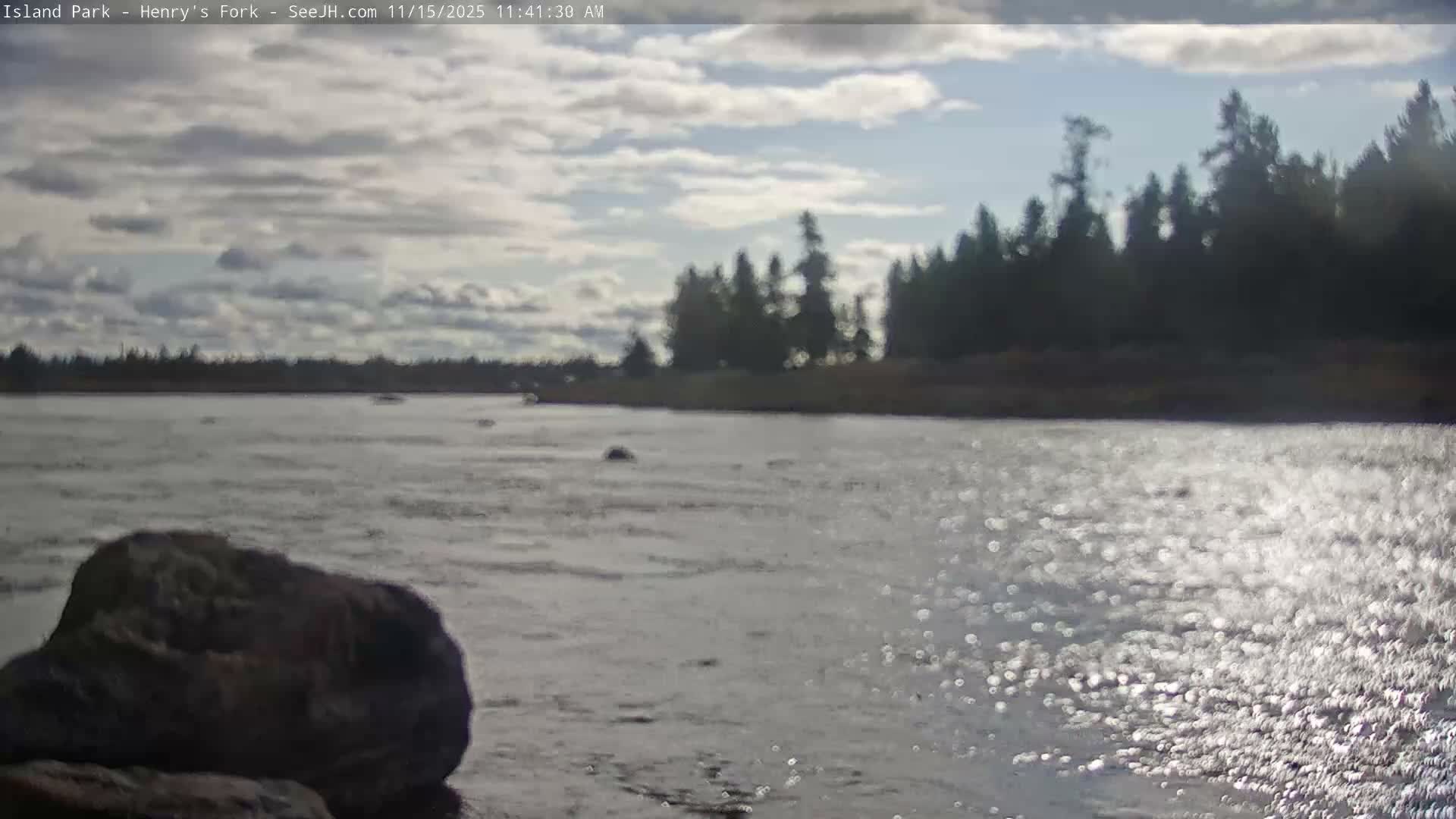 Henry's Fork River from Island Park Village  Live Cam - Island Park, Fremont, Idaho, USA