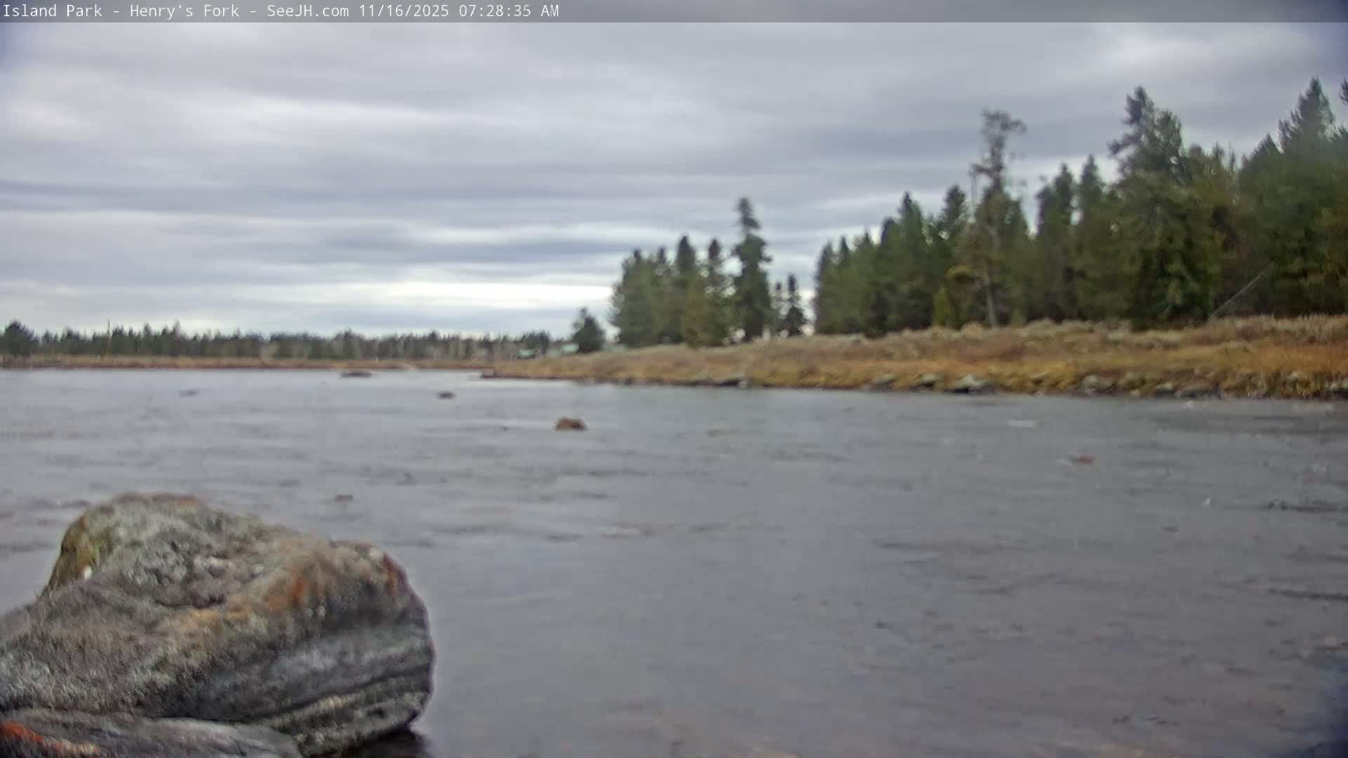 Henry's Fork River from Island Park Village  Live Cam - Island Park, Fremont, Idaho, USA