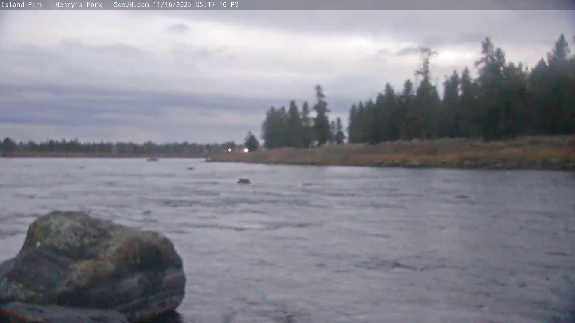 Henry's Fork River from Island Park Village  Live Cam - Island Park, Fremont, Idaho, USA