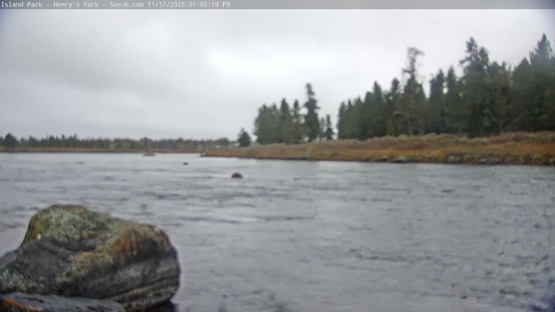 Henry's Fork River from Island Park Village  Live Cam - Island Park, Fremont, Idaho, USA