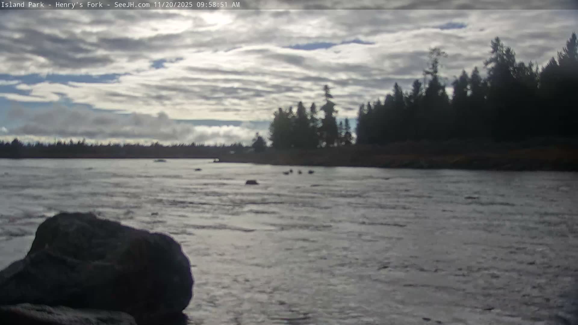Henry's Fork River from Island Park Village  Live Cam - Island Park, Fremont, Idaho, USA