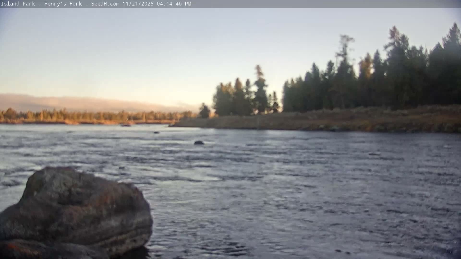 Henry's Fork River from Island Park Village  Live Cam - Island Park, Fremont, Idaho, USA