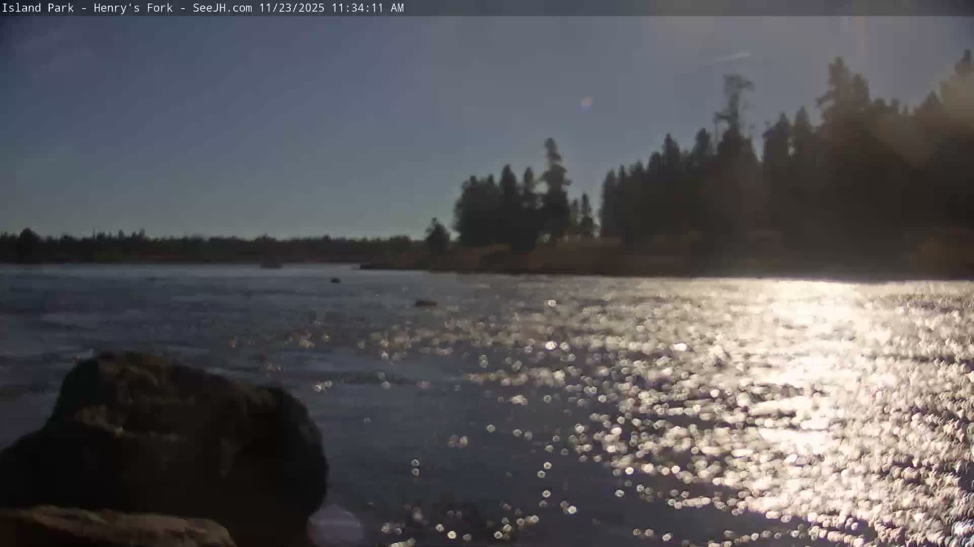 Henry's Fork River from Island Park Village  Live Cam - Island Park, Fremont, Idaho, USA