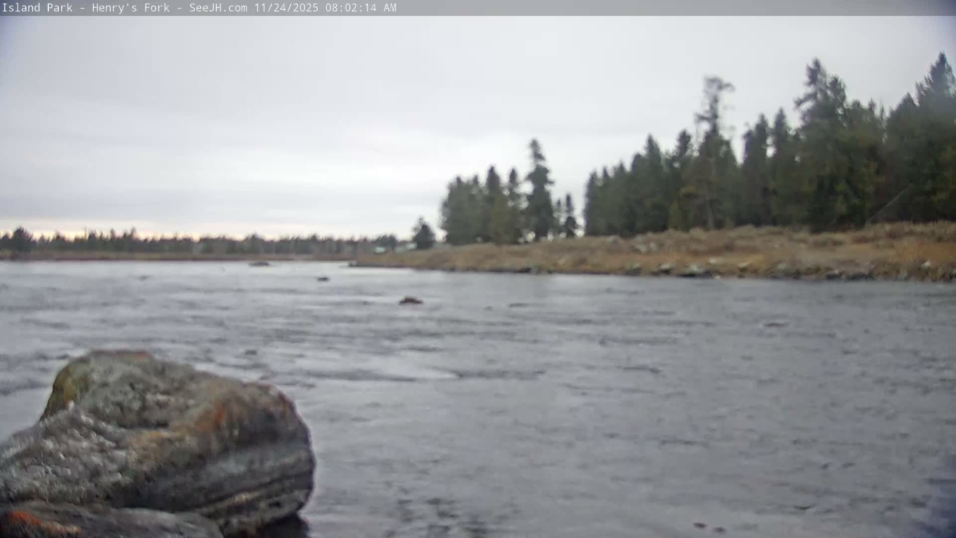 Henry's Fork River from Island Park Village  Live Cam - Island Park, Fremont, Idaho, USA
