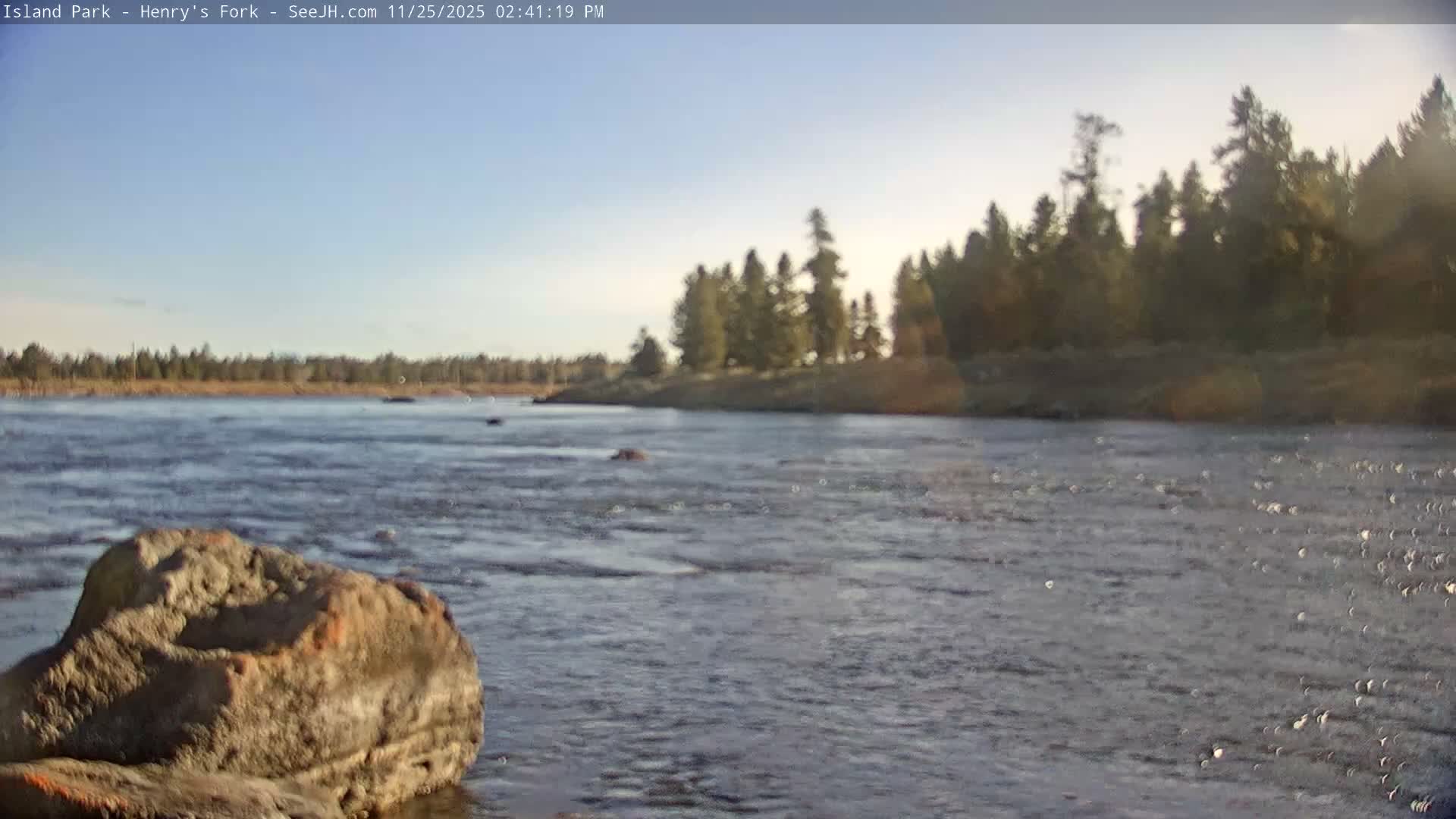 Henry's Fork River from Island Park Village  Live Cam - Island Park, Fremont, Idaho, USA