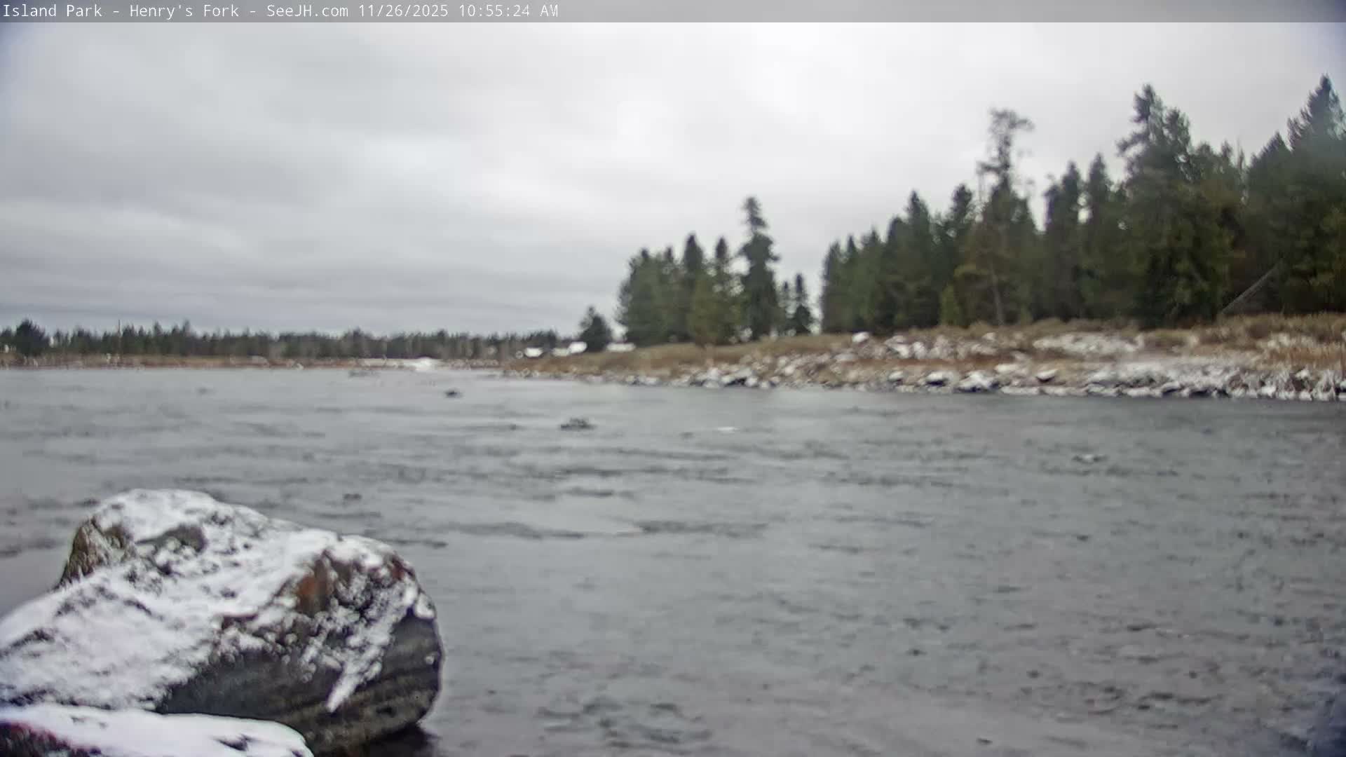 Henry's Fork River from Island Park Village  Live Cam - Island Park, Fremont, Idaho, USA