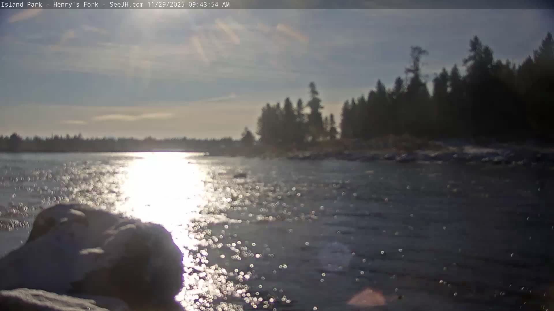 Henry's Fork River from Island Park Village  Live Cam - Island Park, Fremont, Idaho, USA