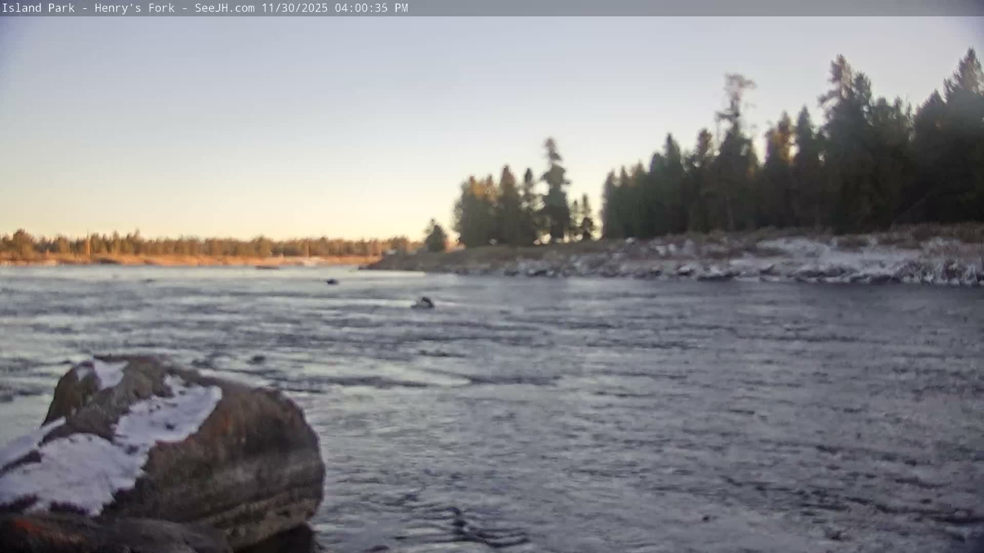 Henry's Fork River from Island Park Village  Live Cam - Island Park, Fremont, Idaho, USA