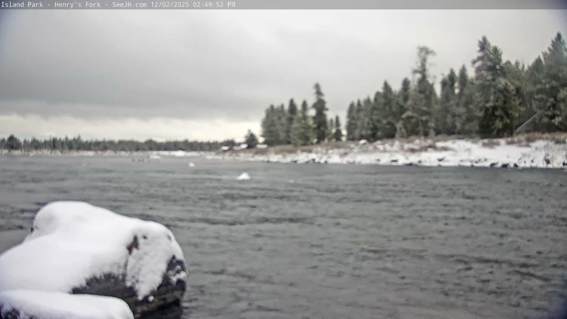 Henry's Fork River from Island Park Village  Live Cam - Island Park, Fremont, Idaho, USA