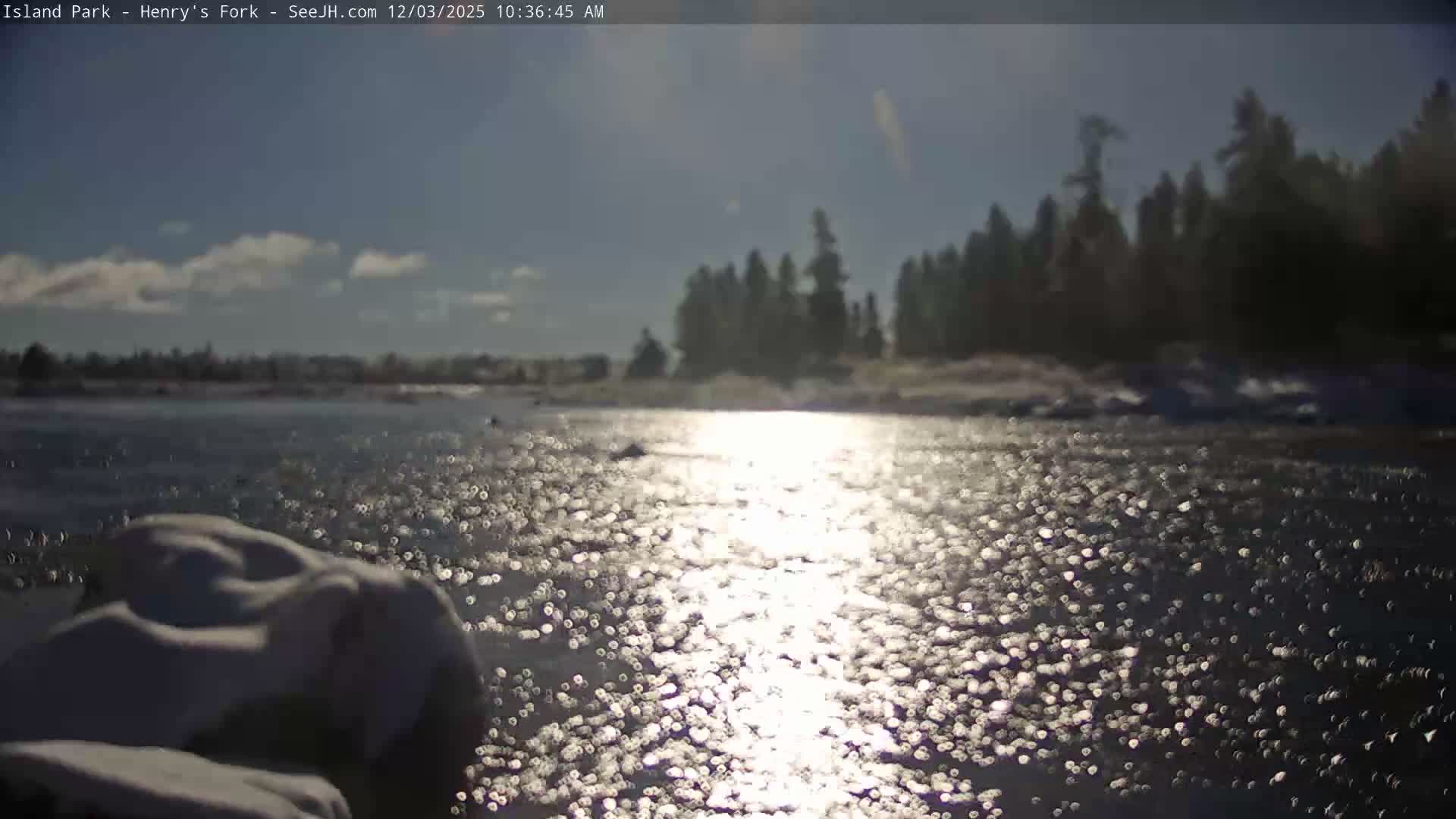 Henry's Fork River from Island Park Village  Live Cam - Island Park, Fremont, Idaho, USA