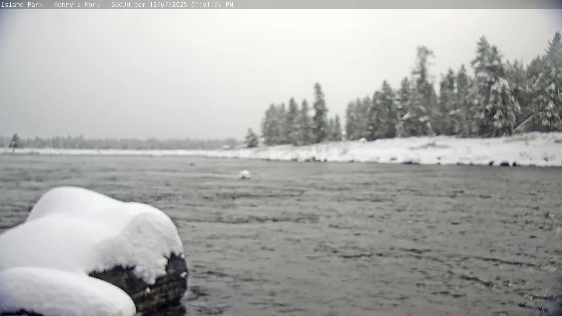 Henry's Fork River from Island Park Village  Live Cam - Island Park, Fremont, Idaho, USA