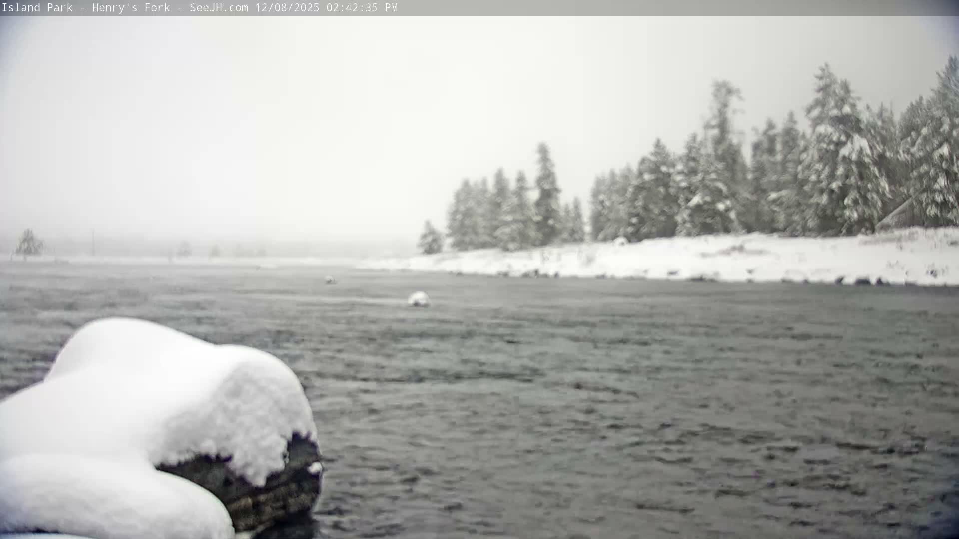 Henry's Fork River from Island Park Village  Live Cam - Island Park, Fremont, Idaho, USA