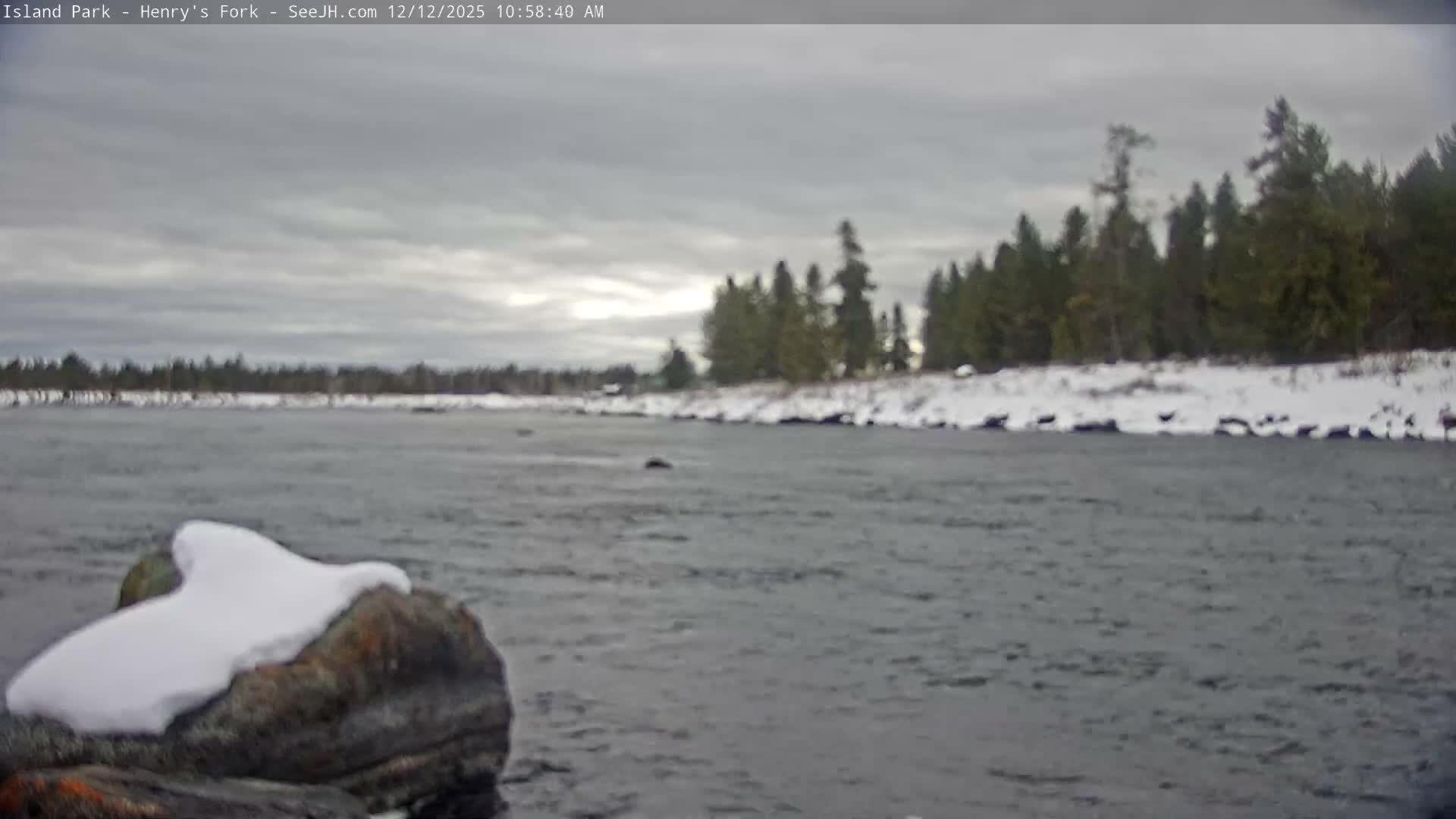 Henry's Fork River from Island Park Village  Live Cam - Island Park, Fremont, Idaho, USA