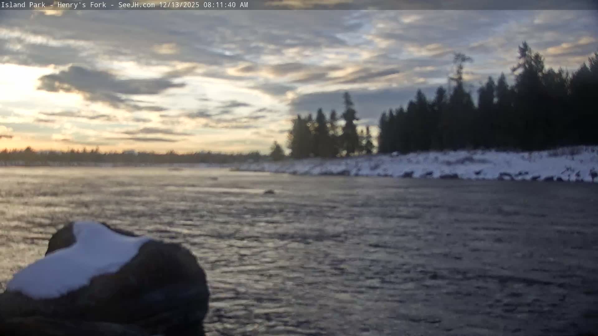 Henry's Fork River from Island Park Village  Live Cam - Island Park, Fremont, Idaho, USA